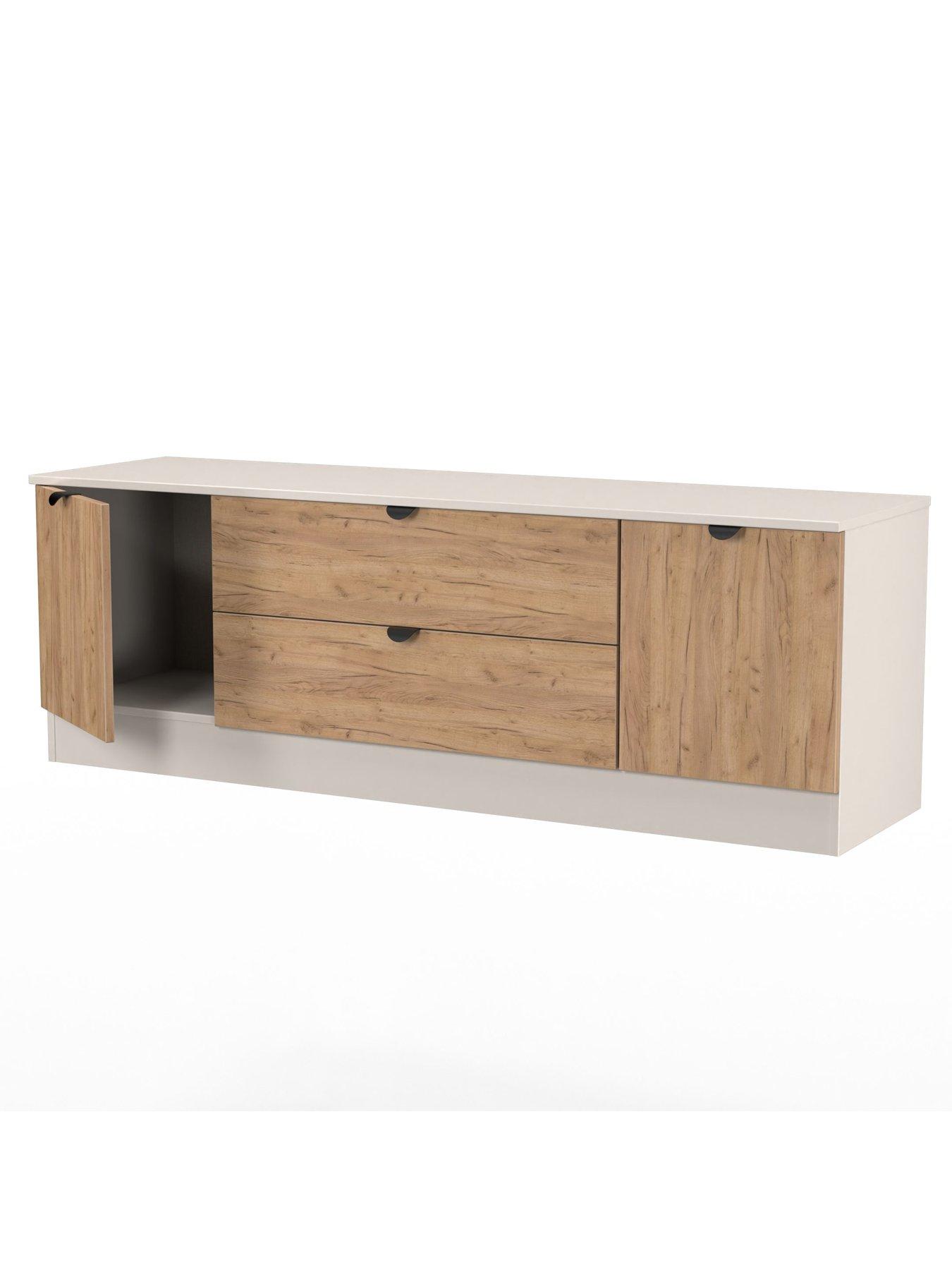 Image 4 of 5 of SWIFT Nefeli Ready Assembled 2 Door 2 Drawer Wide TV Unit / Sideboard