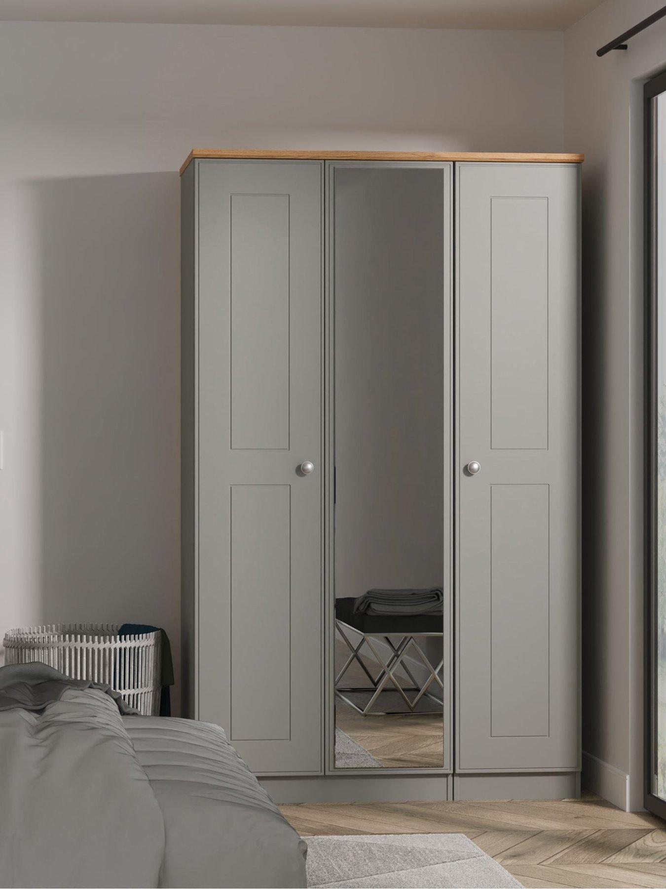 SWIFT Tivoli Triple Wardrobe With Mirror