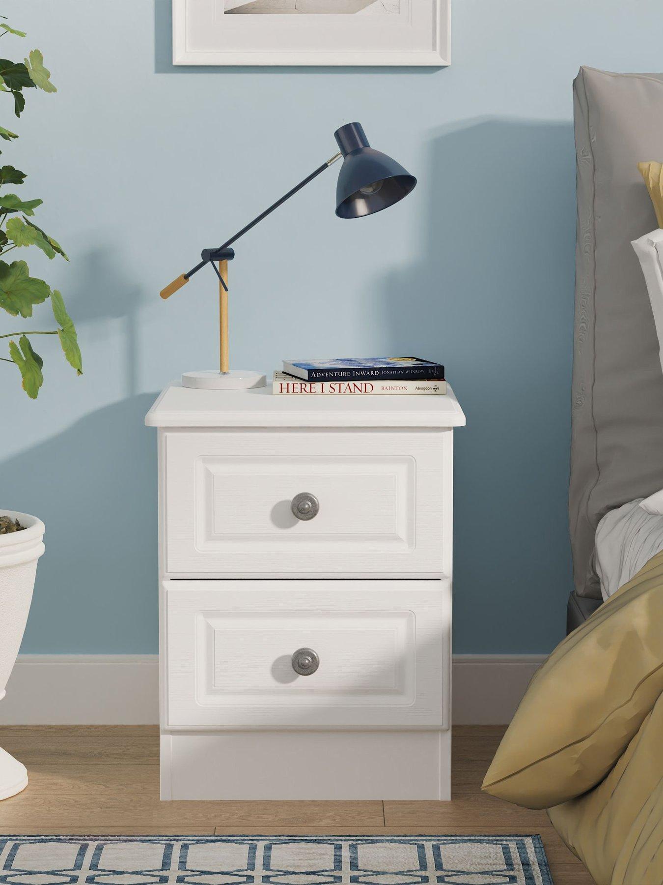 SWIFT Teddy Kids 2 Drawer Ready Assembled Bedside Table