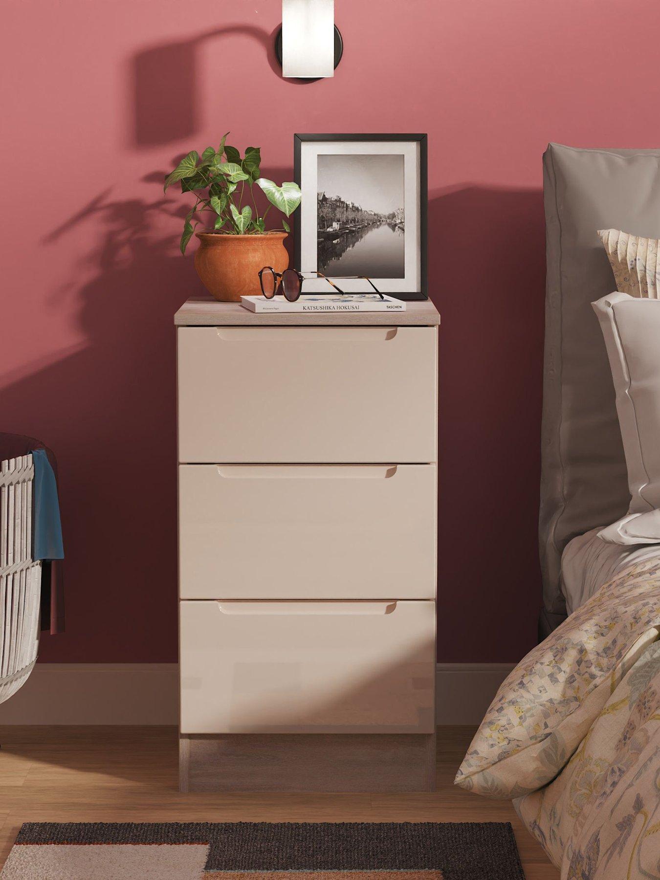 Image 1 of 5 of SWIFT Florence 3 Drawer Bedside Table