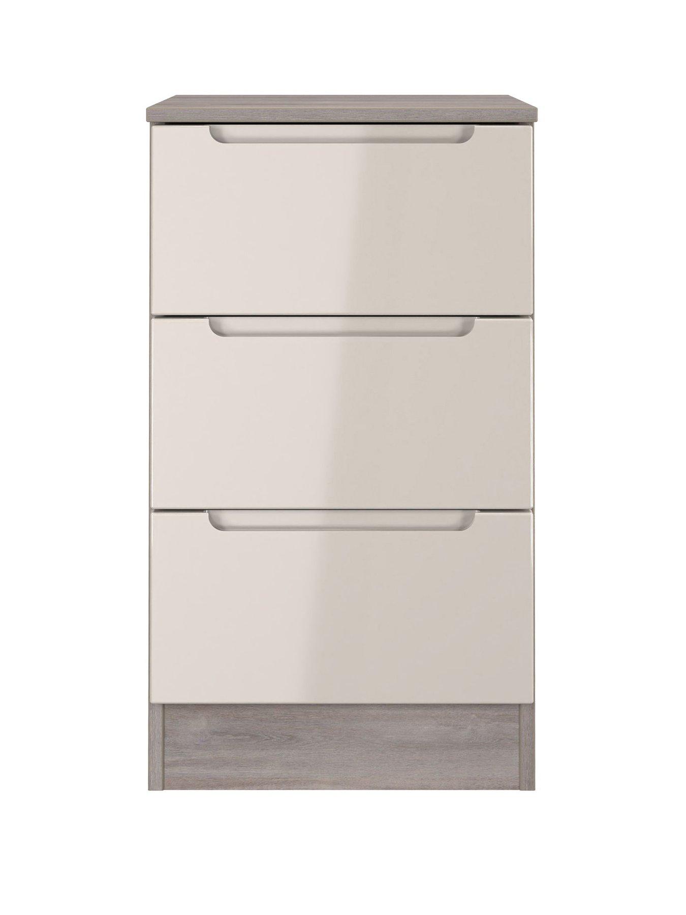 Image 2 of 5 of SWIFT Florence 3 Drawer Bedside Table