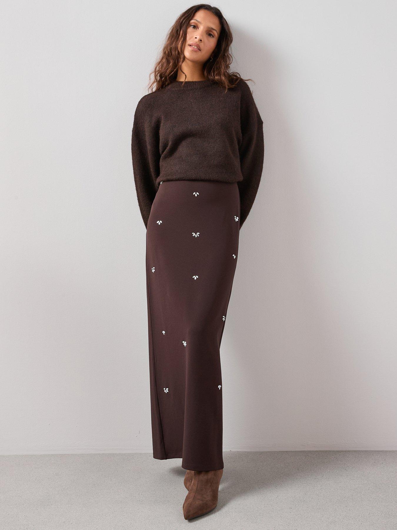 The Very Collection Embellished Maxi Skirt Co-ord