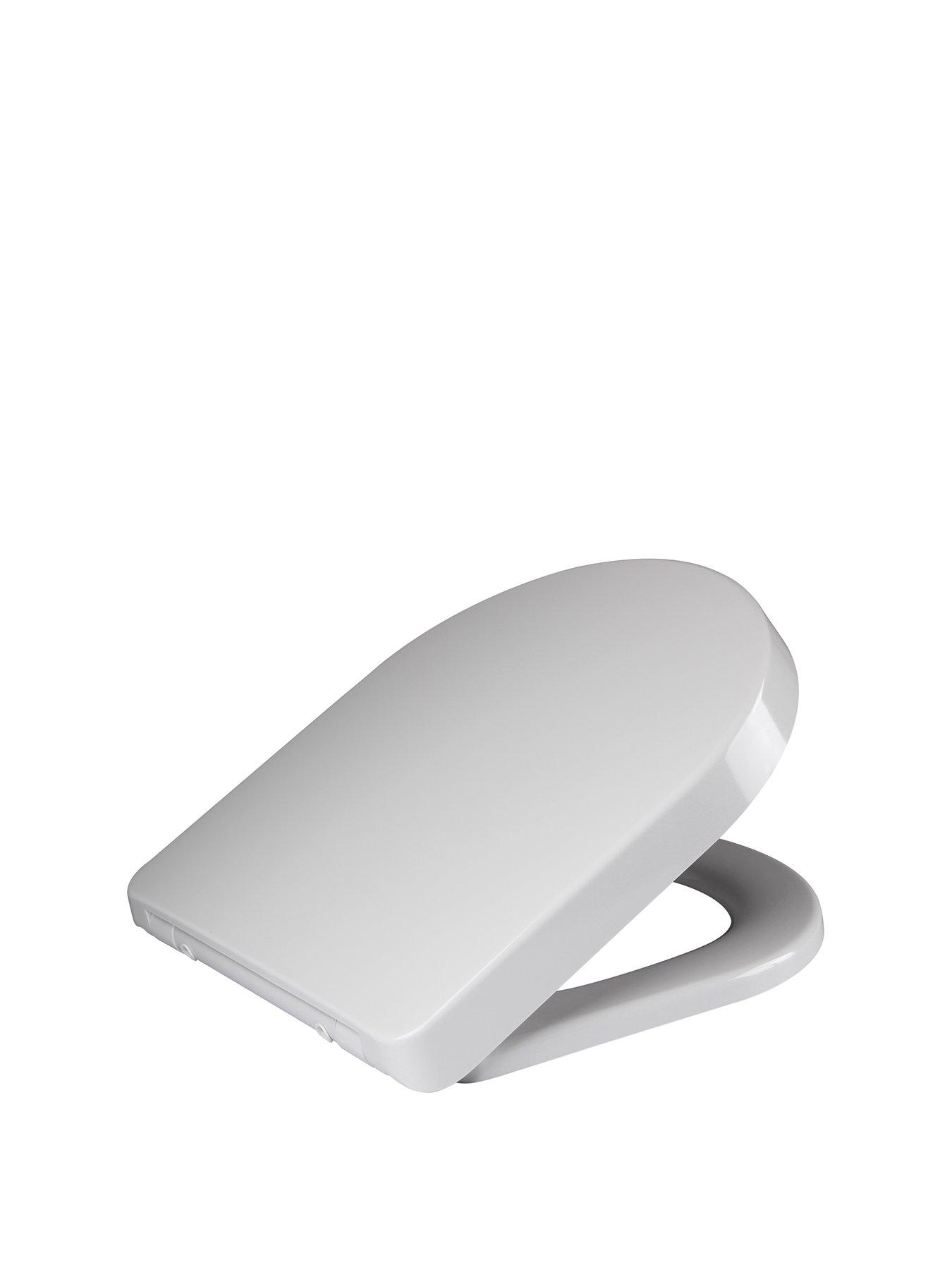 AQUALONA Aqualona Duroplast Square Toilet Seat - White