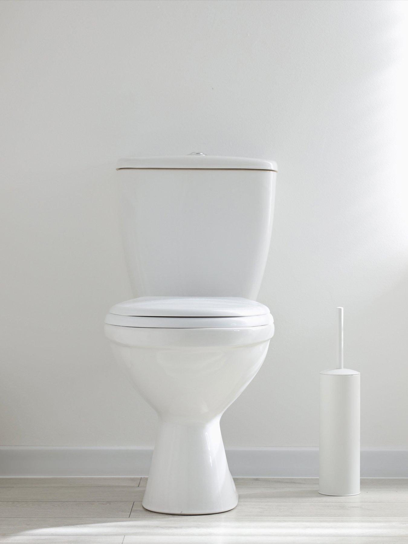 AQUALONA Aqualona Duroplast D Shape Toilet Seat - White