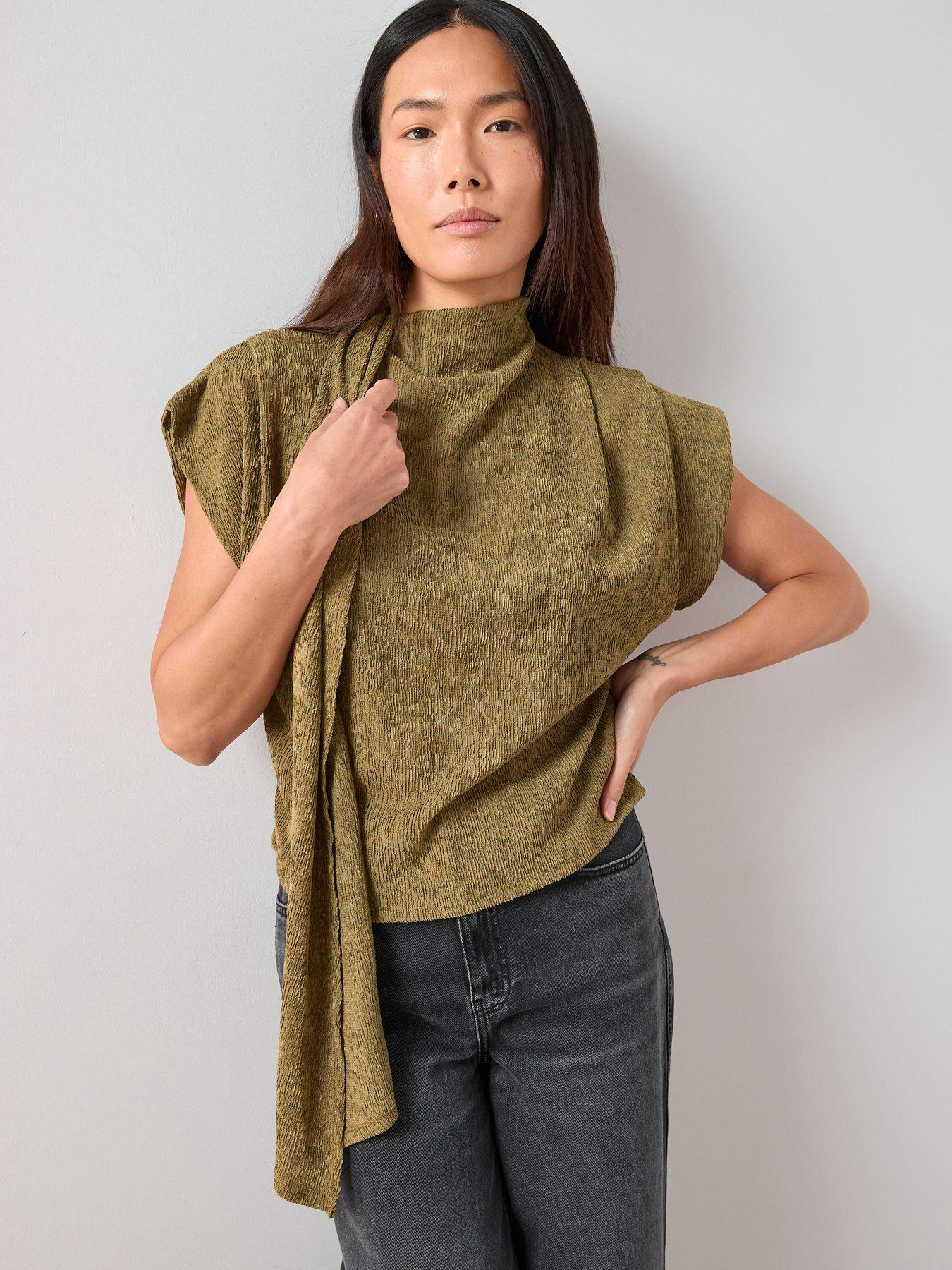 The Very Collection Scarf Detail Top
