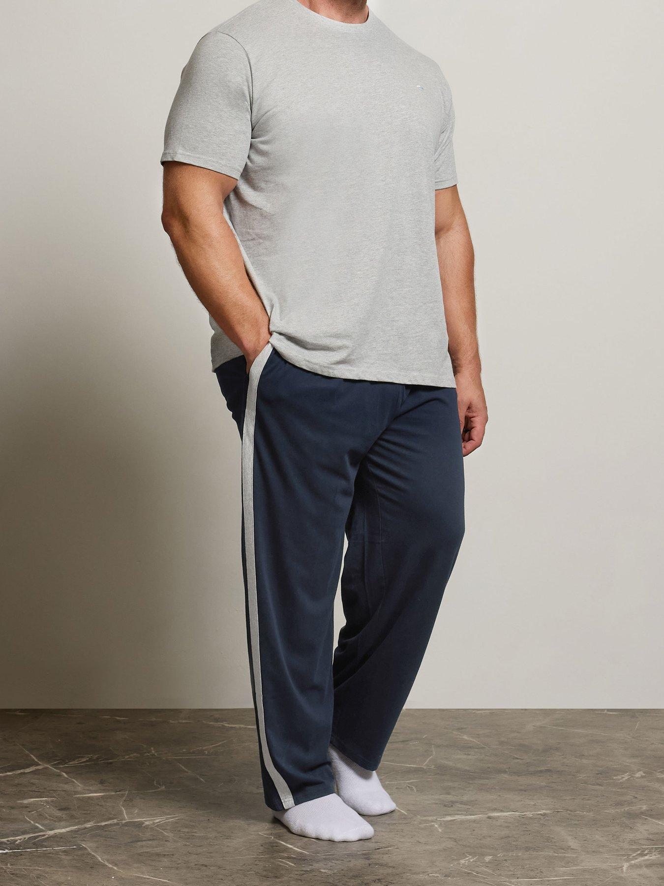 Badrhino Navy Blue Jogger Shorts BadRhino Jersey Lounge Joggers - Main Image