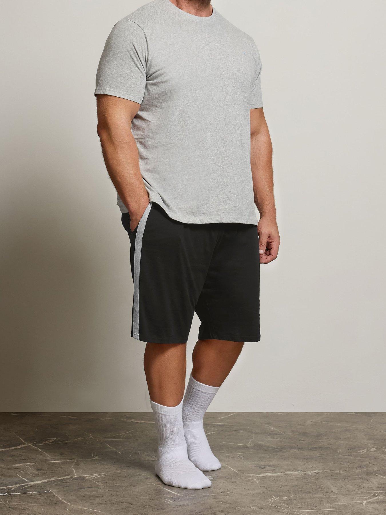 BadRhino Jersey Lounge Shorts - Black