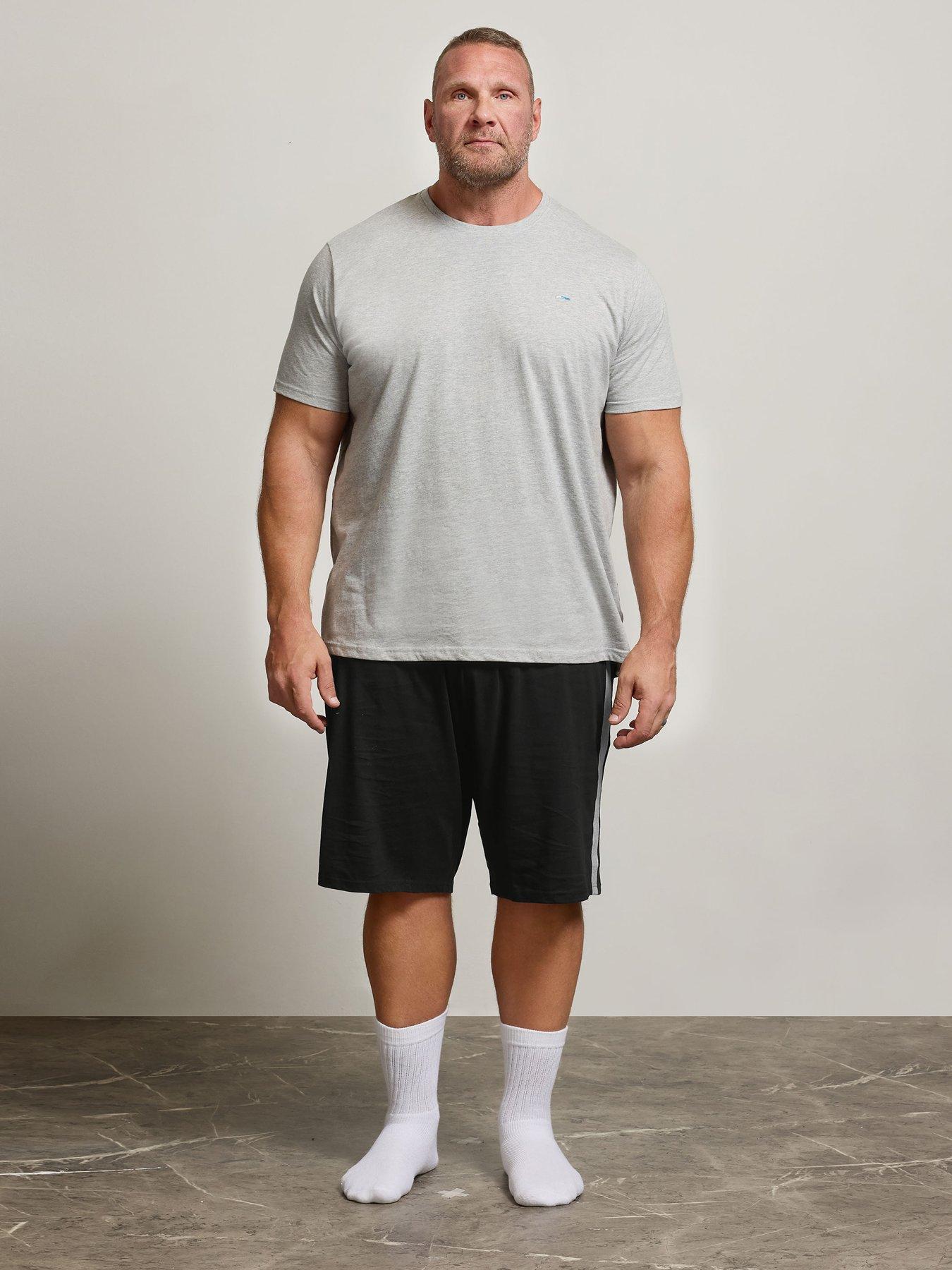 Image 2 of 2 of BadRhino Jersey Lounge Shorts - Black