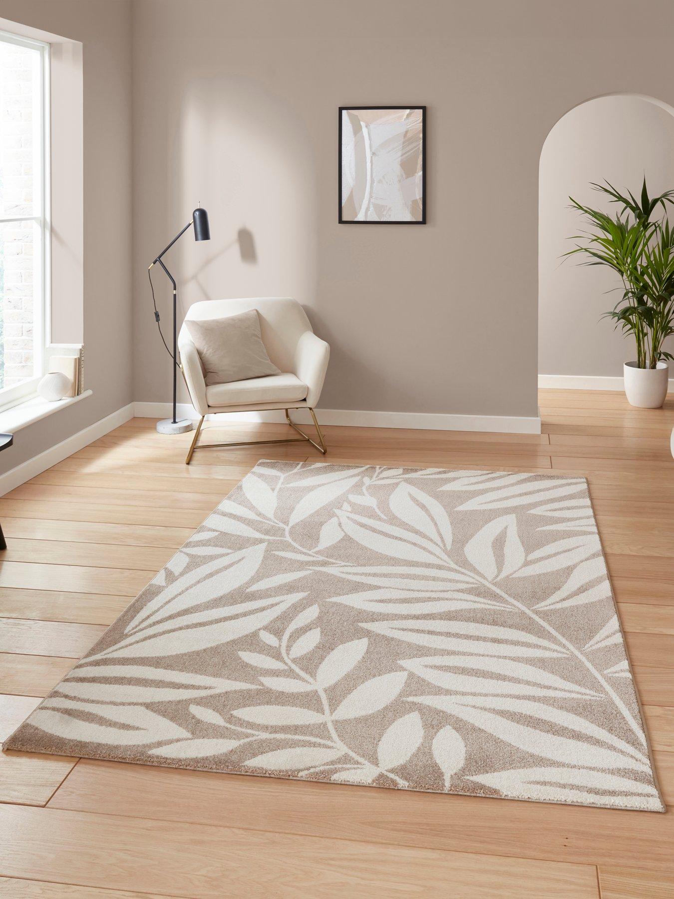 Catherine Lansfield Cl - Sorrel Leaves Natural - 080 X 150