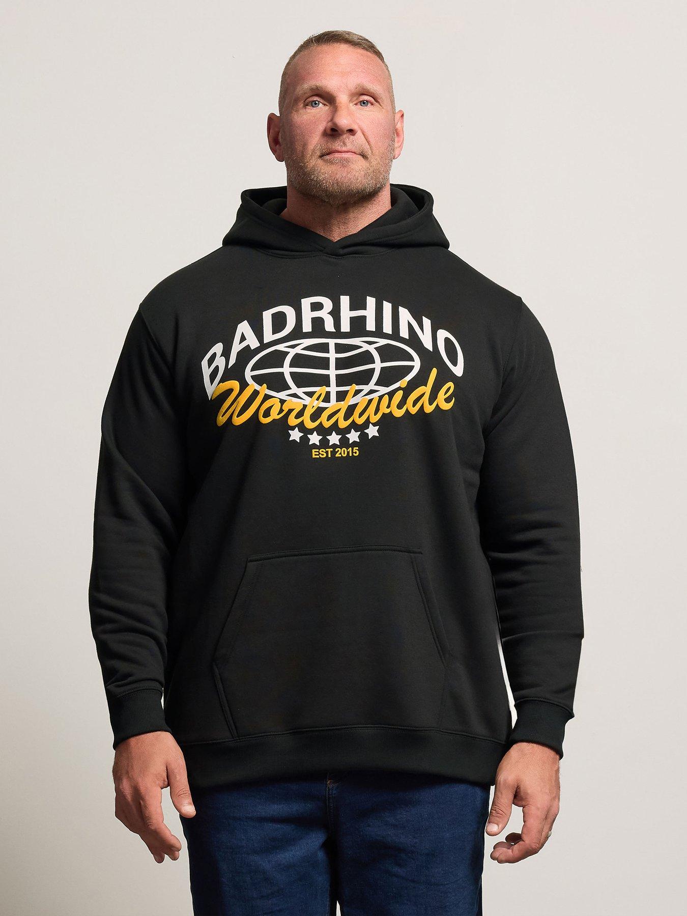 BadRhino Worldwide Graphic Hoodie - Black