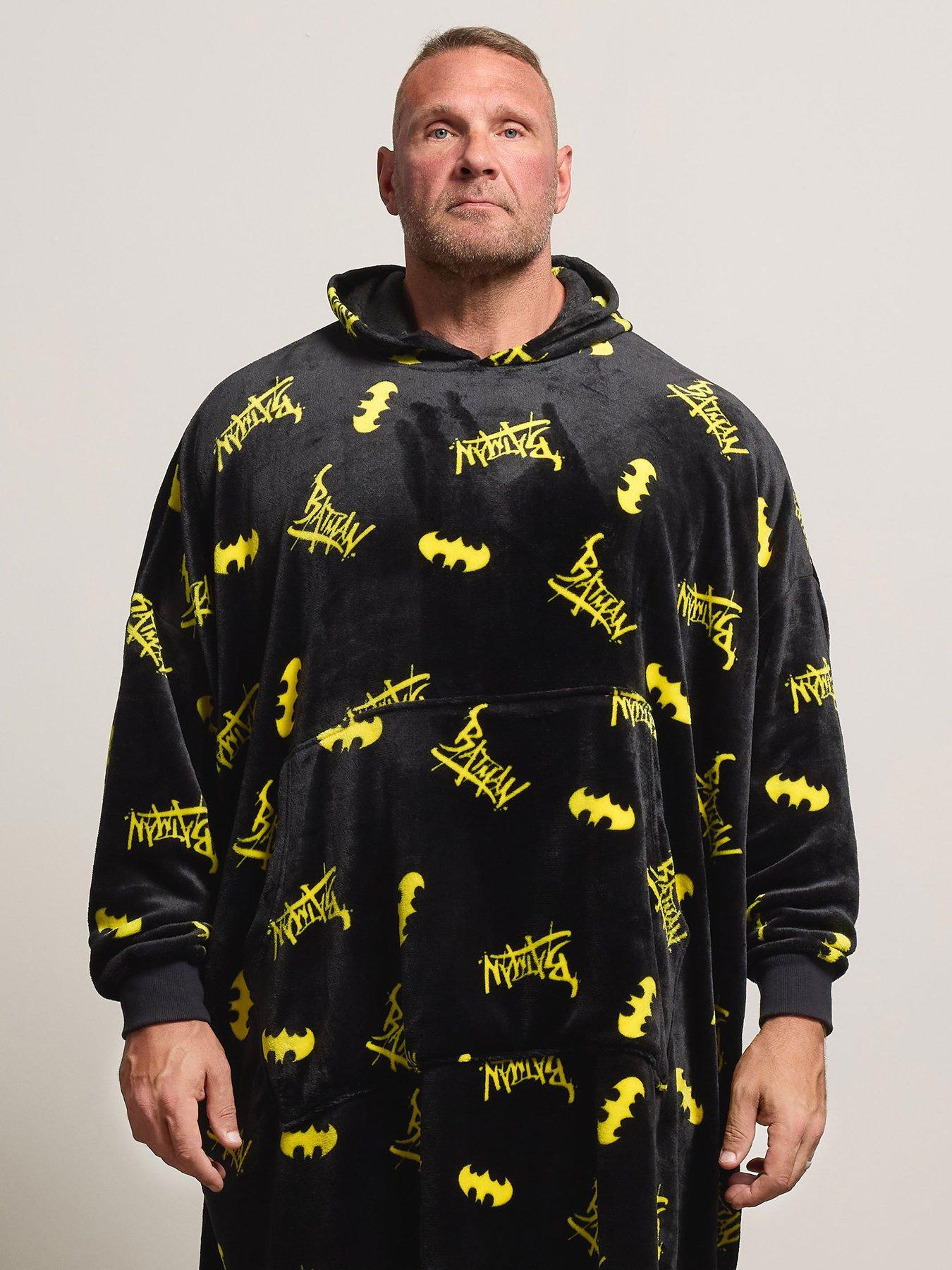 undefined Batman Blanket Hoodie - Black