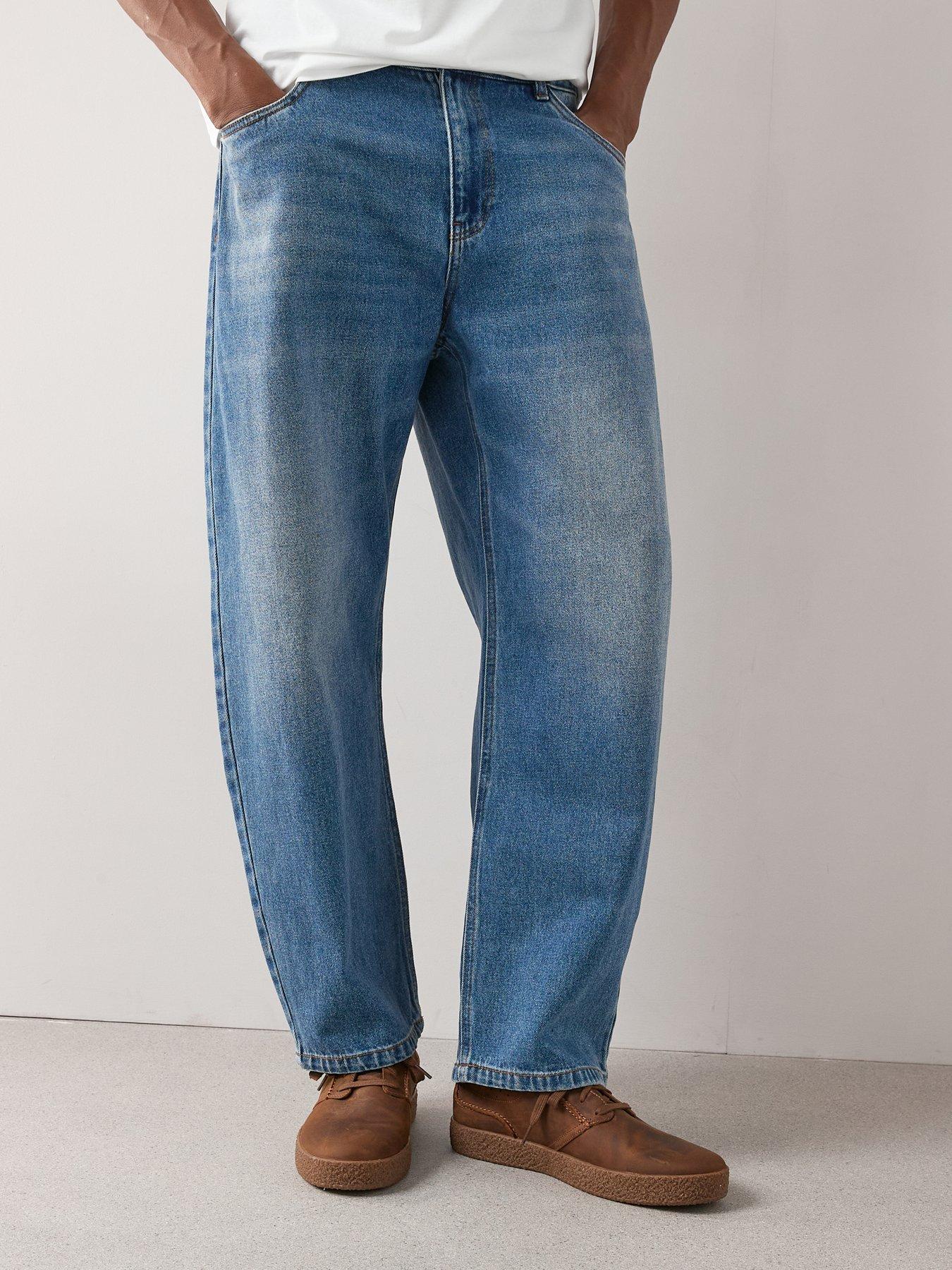 The Very Collection Classic Barrel Fit Denim Jeans - Blue Wash