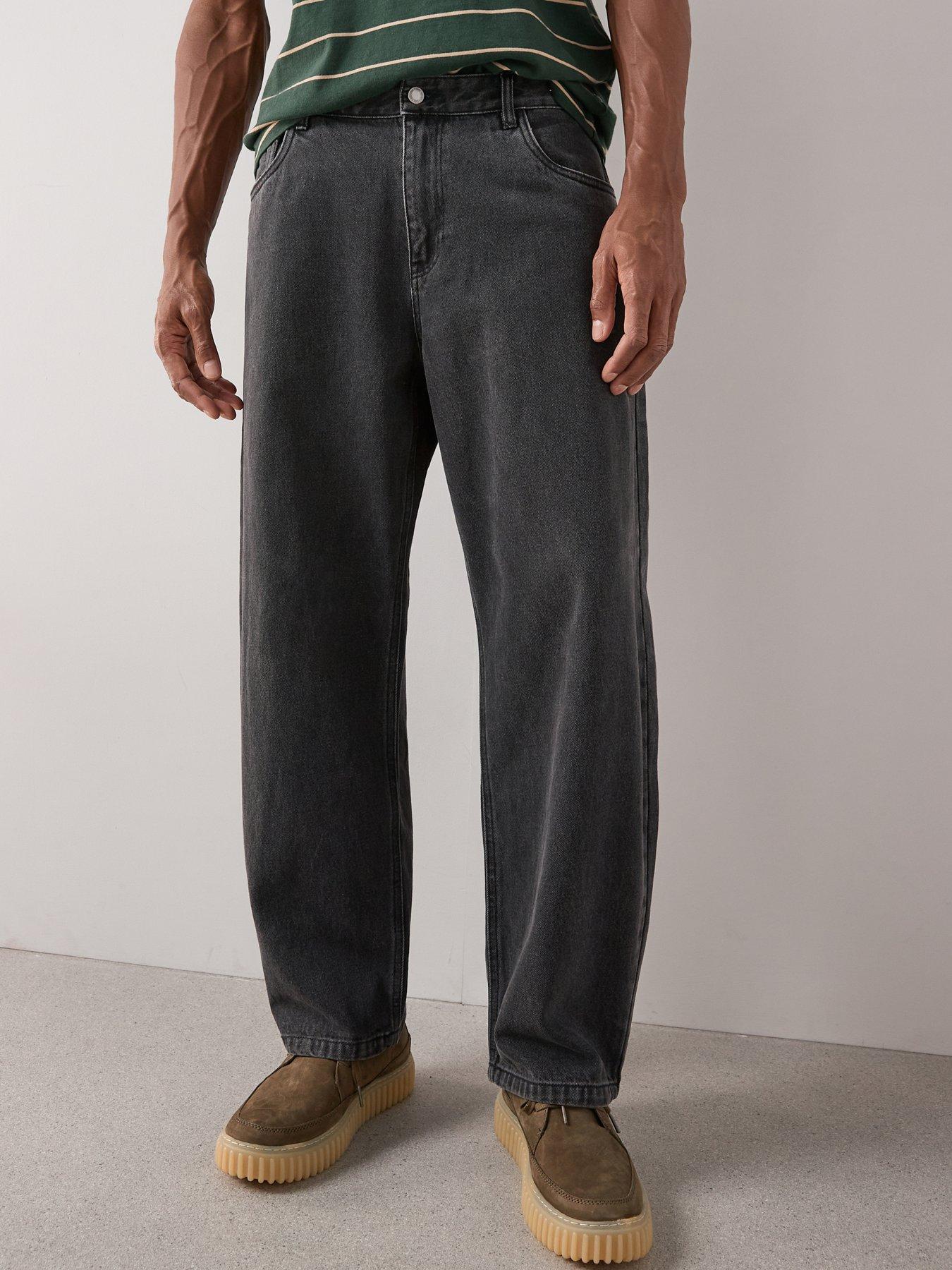 The Very Collection Classic Barrel Fit Denim Jeans - Black Wash
