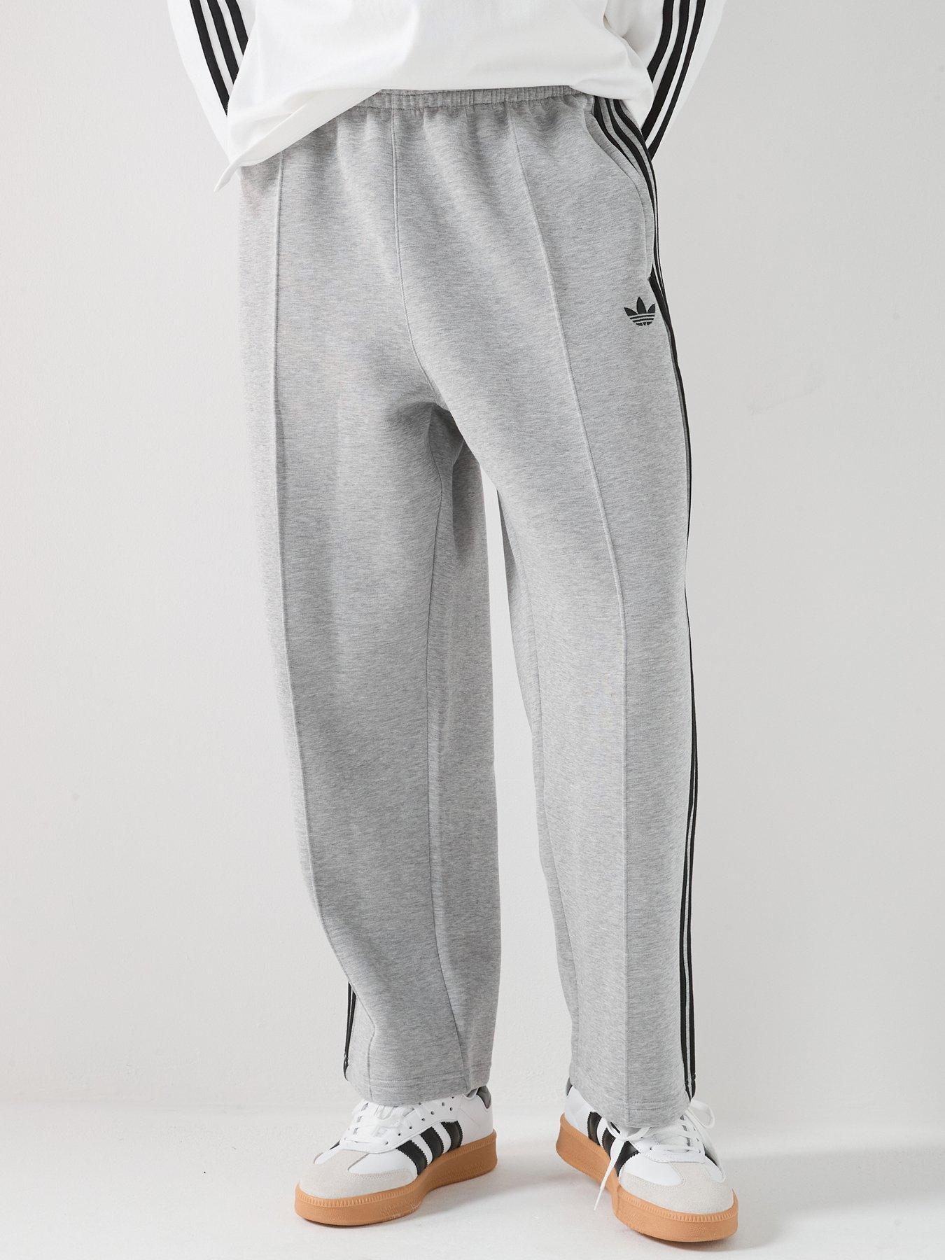 adidas Originals Mens Loose Fit Track Pants - Grey
