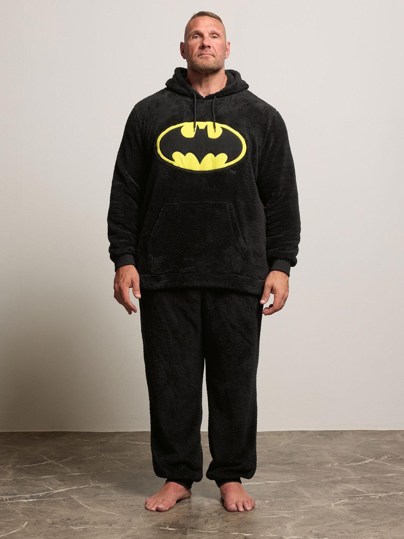 undefined Batman Fleece Pyjama Set - Black