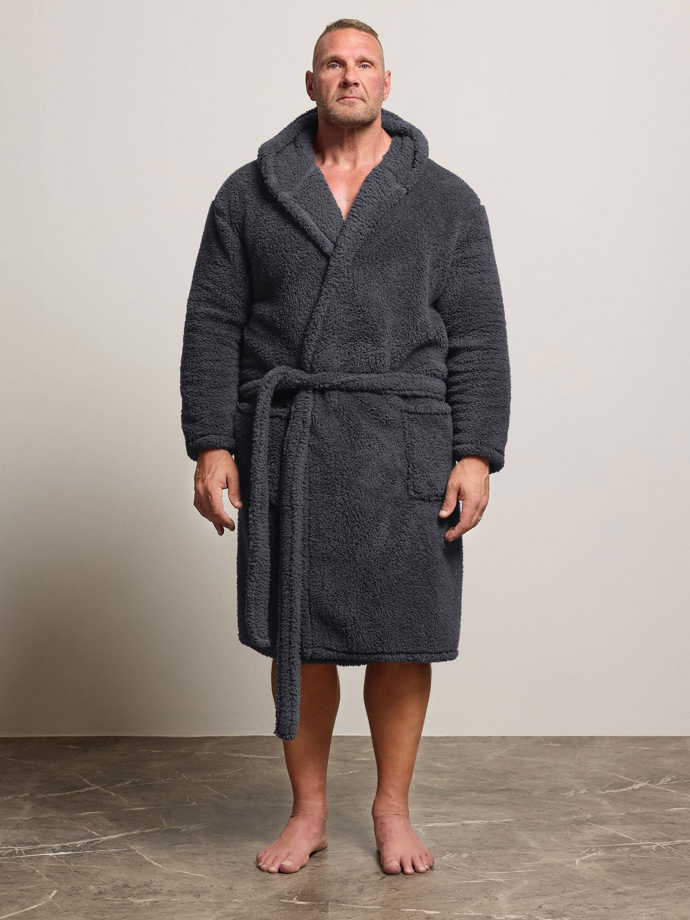BadRhino Charcoal Heavy Borg Robe - Dark Grey