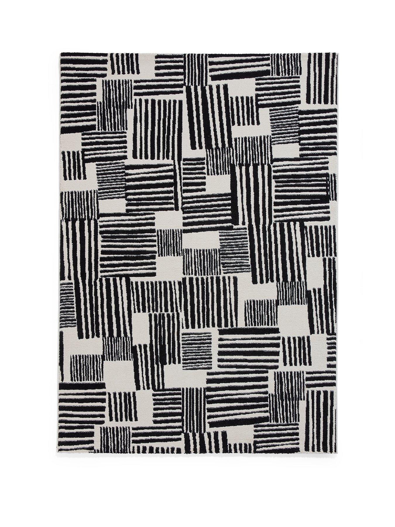 Image 2 of 7 of Catherine Lansfield Blocks Black/White