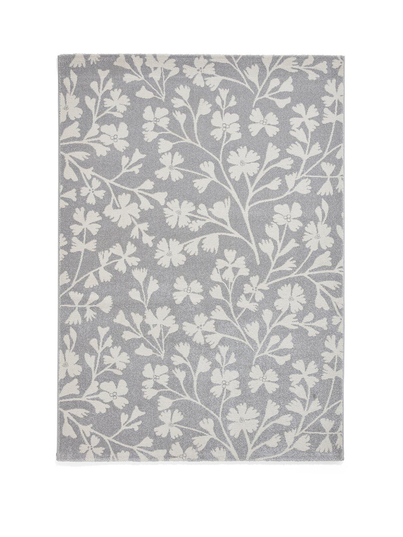 Image 2 of 7 of Catherine Lansfield Grace Floral Grey