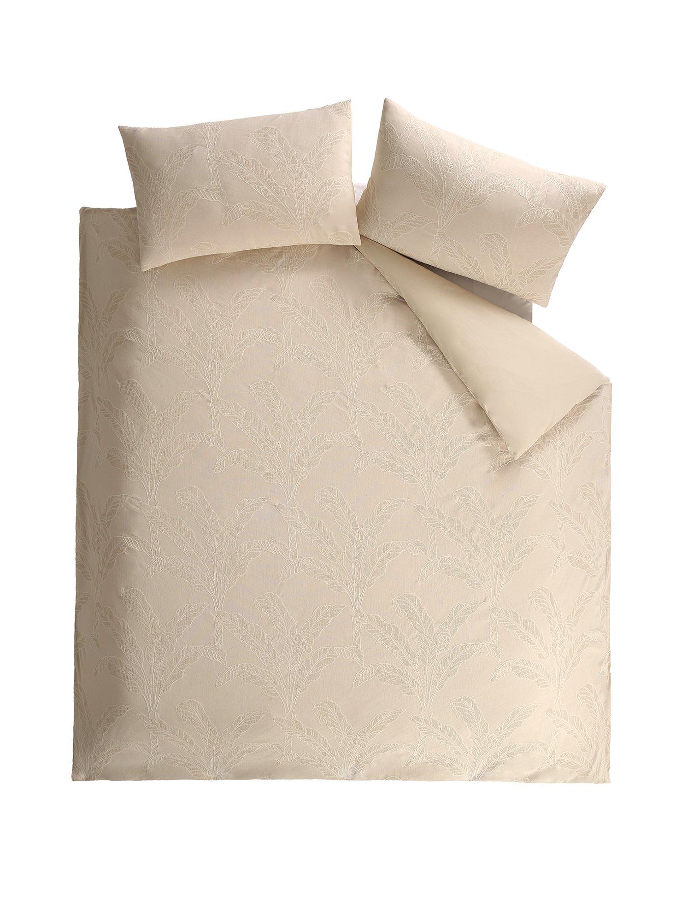 Image 2 of 2 of The Very Collection Palm Tree Jacquard Duvet Set