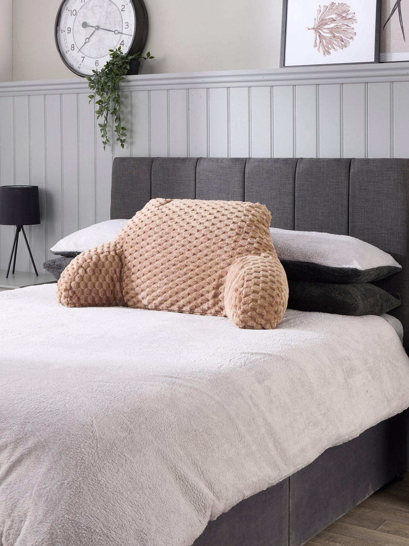 Very Home Waffle Cuddle Cushion - Brown