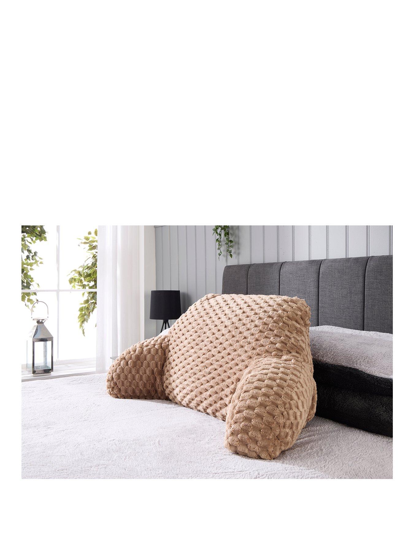 Image 2 of 7 of The Very Collection Waffle Cuddle Cushion - Brown
