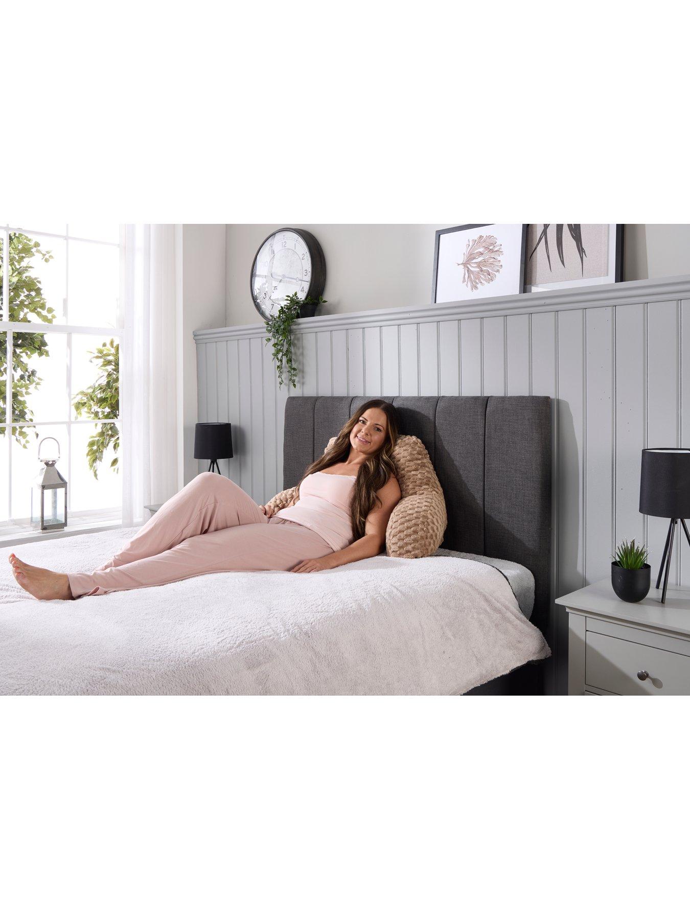 Image 3 of 7 of The Very Collection Waffle Cuddle Cushion - Brown