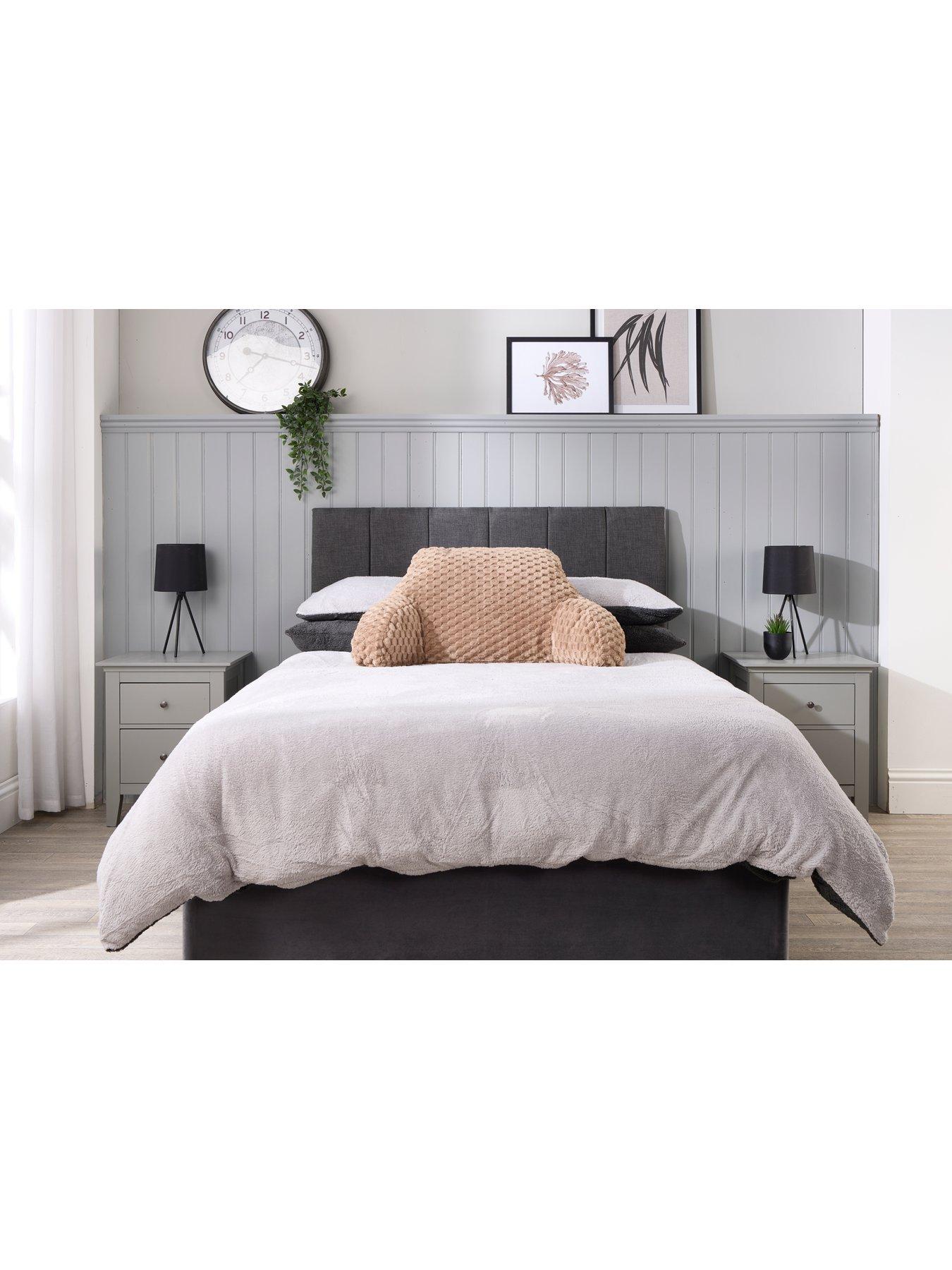 Image 7 of 7 of The Very Collection Waffle Cuddle Cushion - Brown