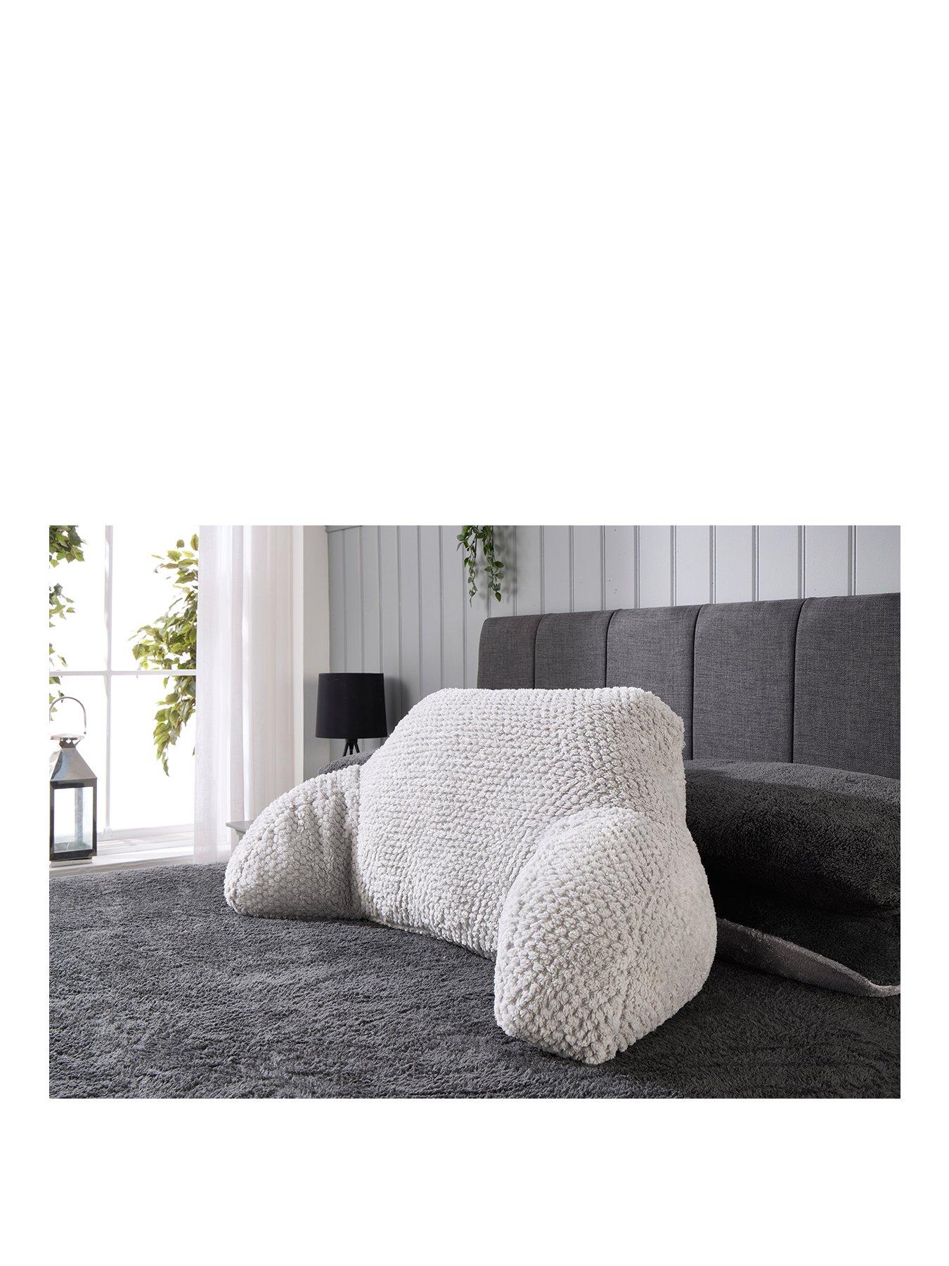 Image 2 of 7 of The Very Collection Waffle Cuddle Cushion - Grey