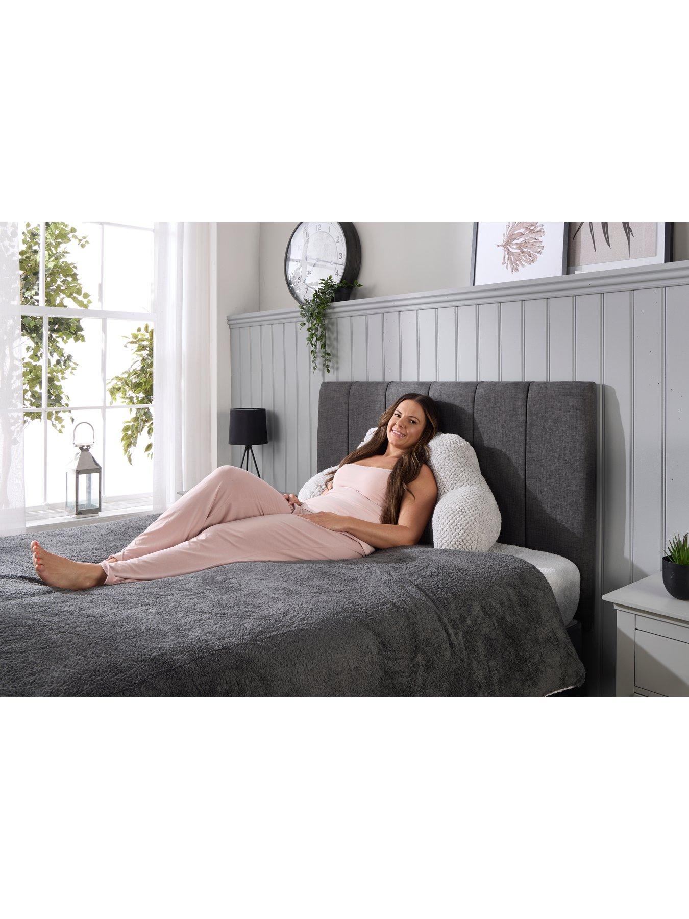 Image 3 of 7 of The Very Collection Waffle Cuddle Cushion - Grey