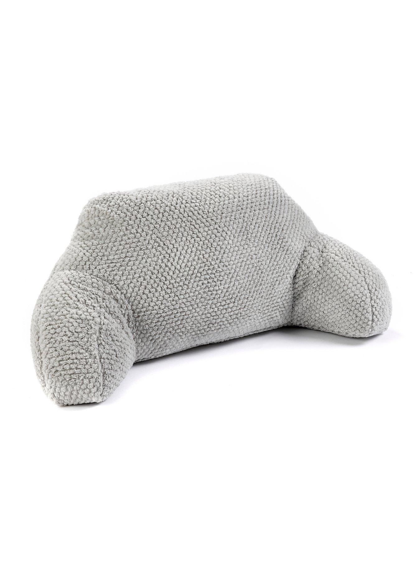 Image 6 of 7 of The Very Collection Waffle Cuddle Cushion - Grey