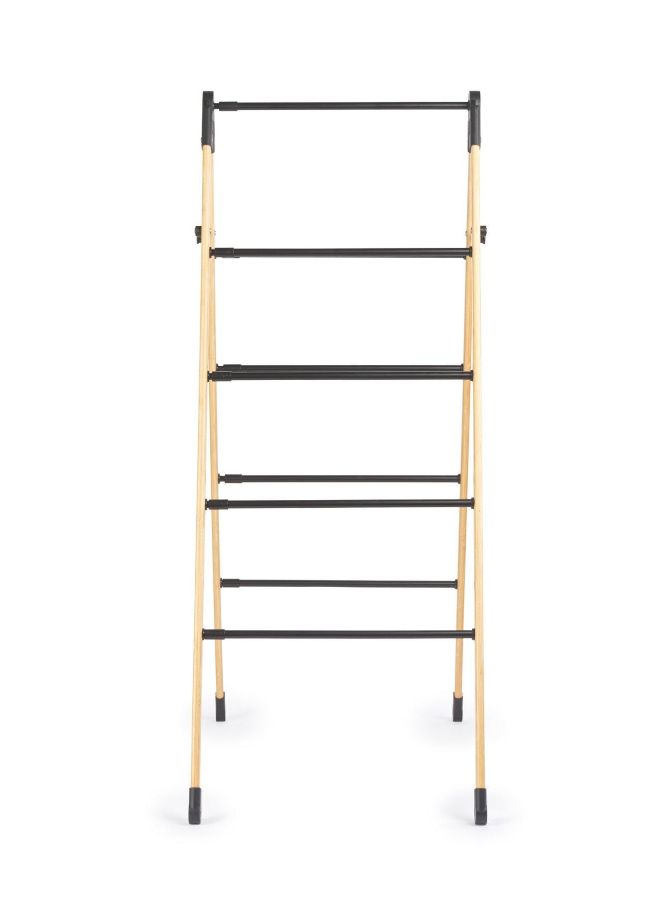 Image 3 of 6 of Beldray Extendable Bamboo Ladder Airer