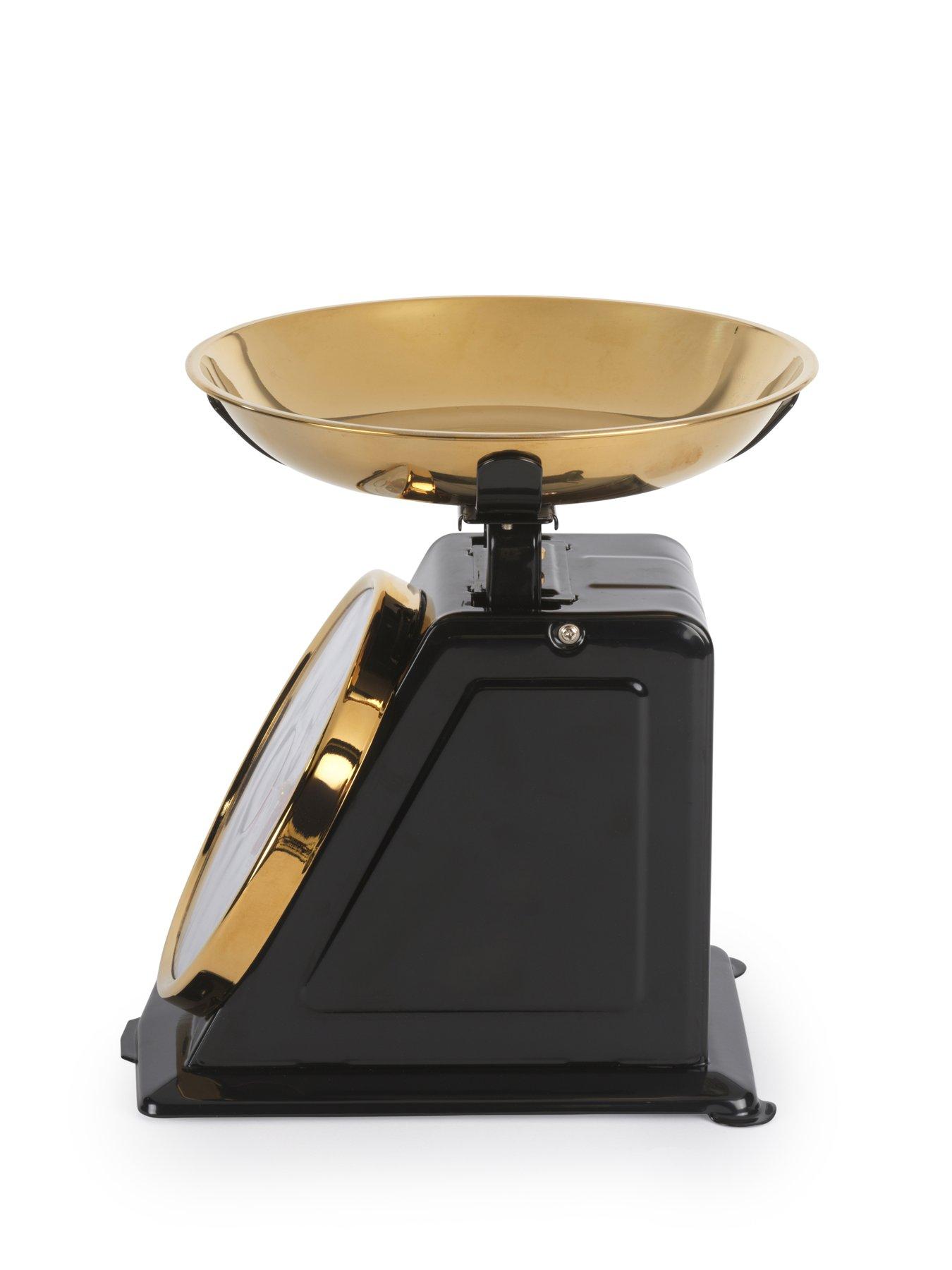 Image 3 of 7 of Salter Black &amp; Gold Mechanical Kitchen Scale