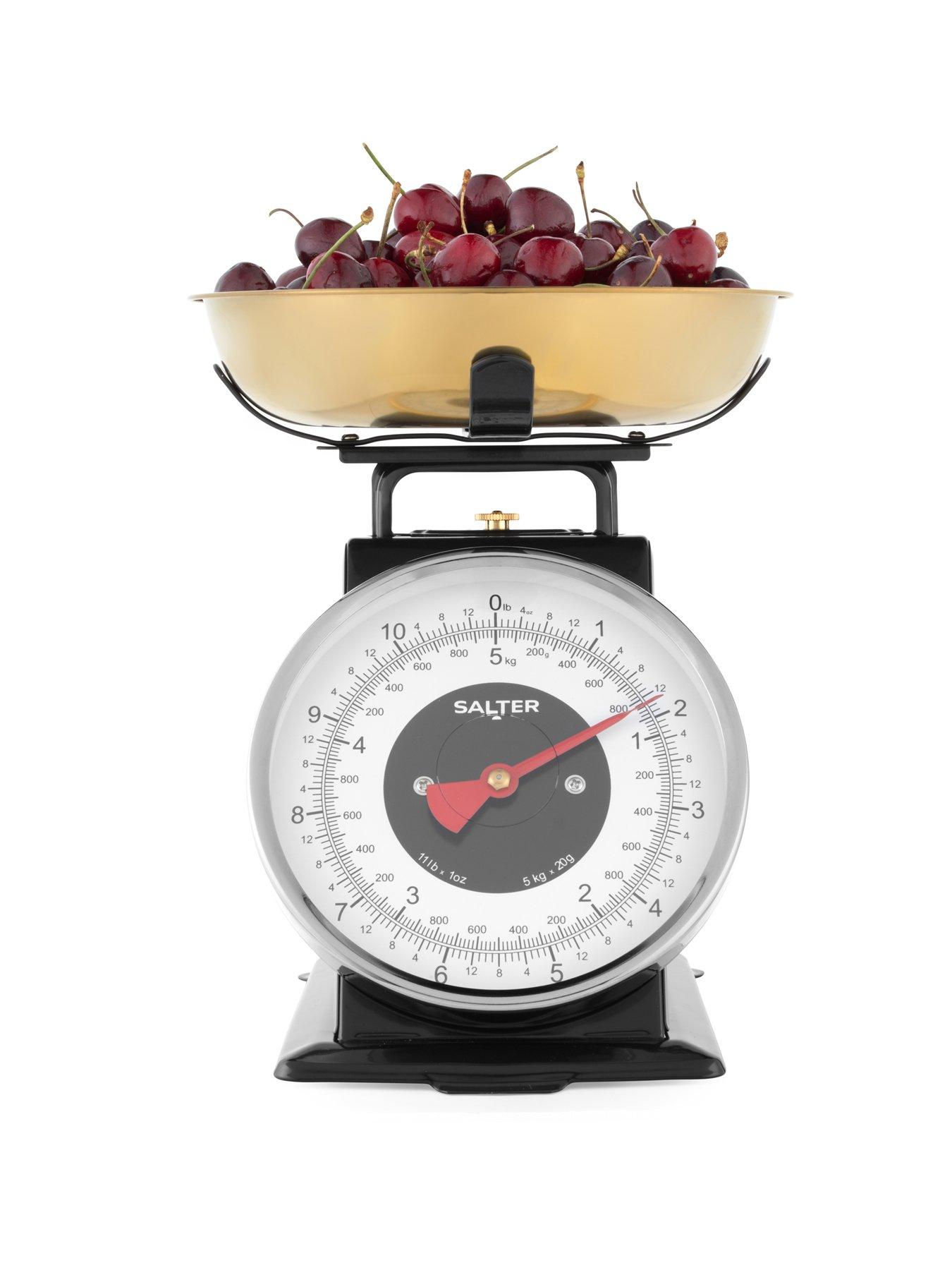 Image 7 of 7 of Salter Black &amp; Gold Mechanical Kitchen Scale