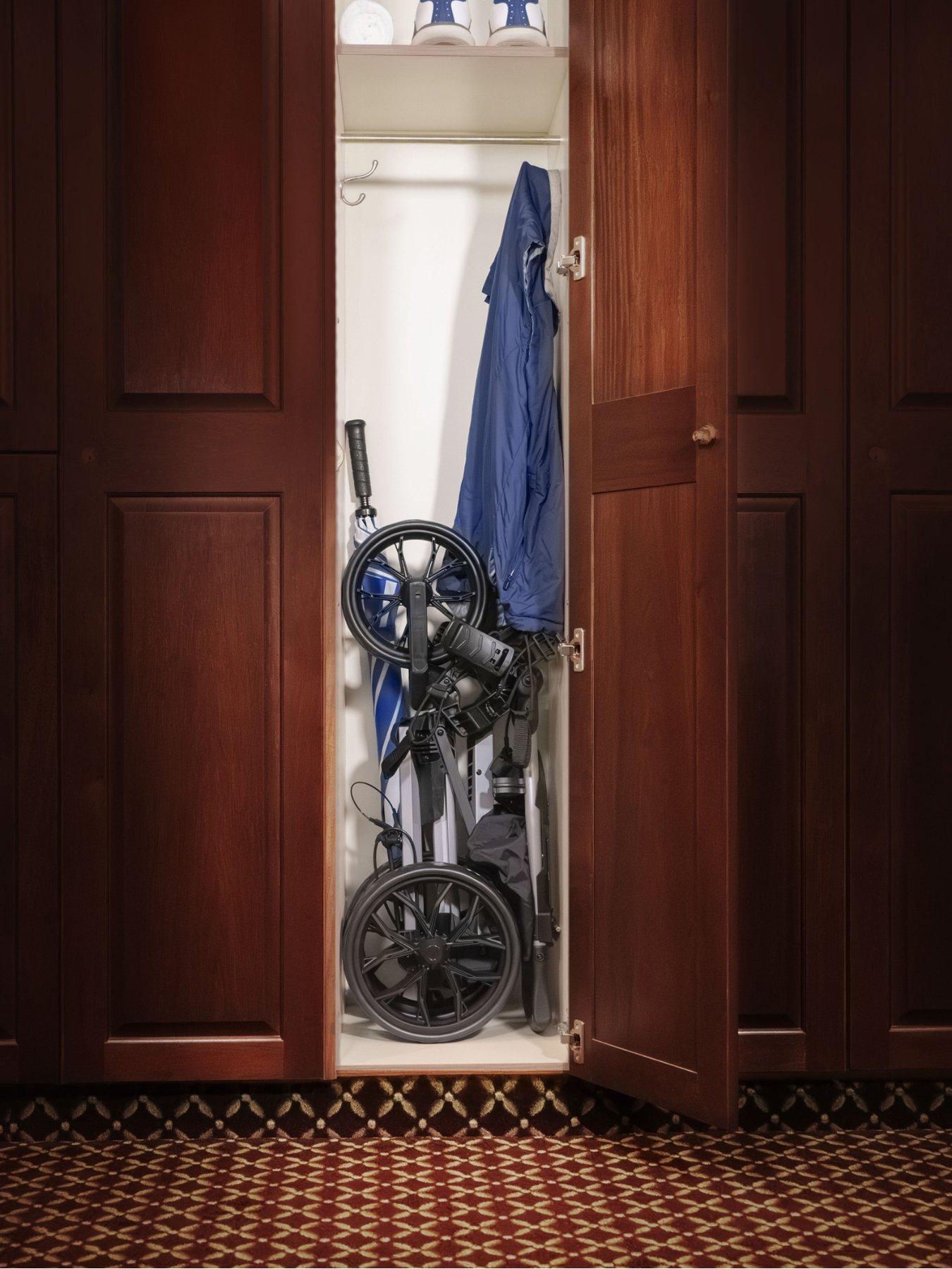 Image 7 of 8 of BagBoy SLIM Trolley - GRAPHITE/WHITE