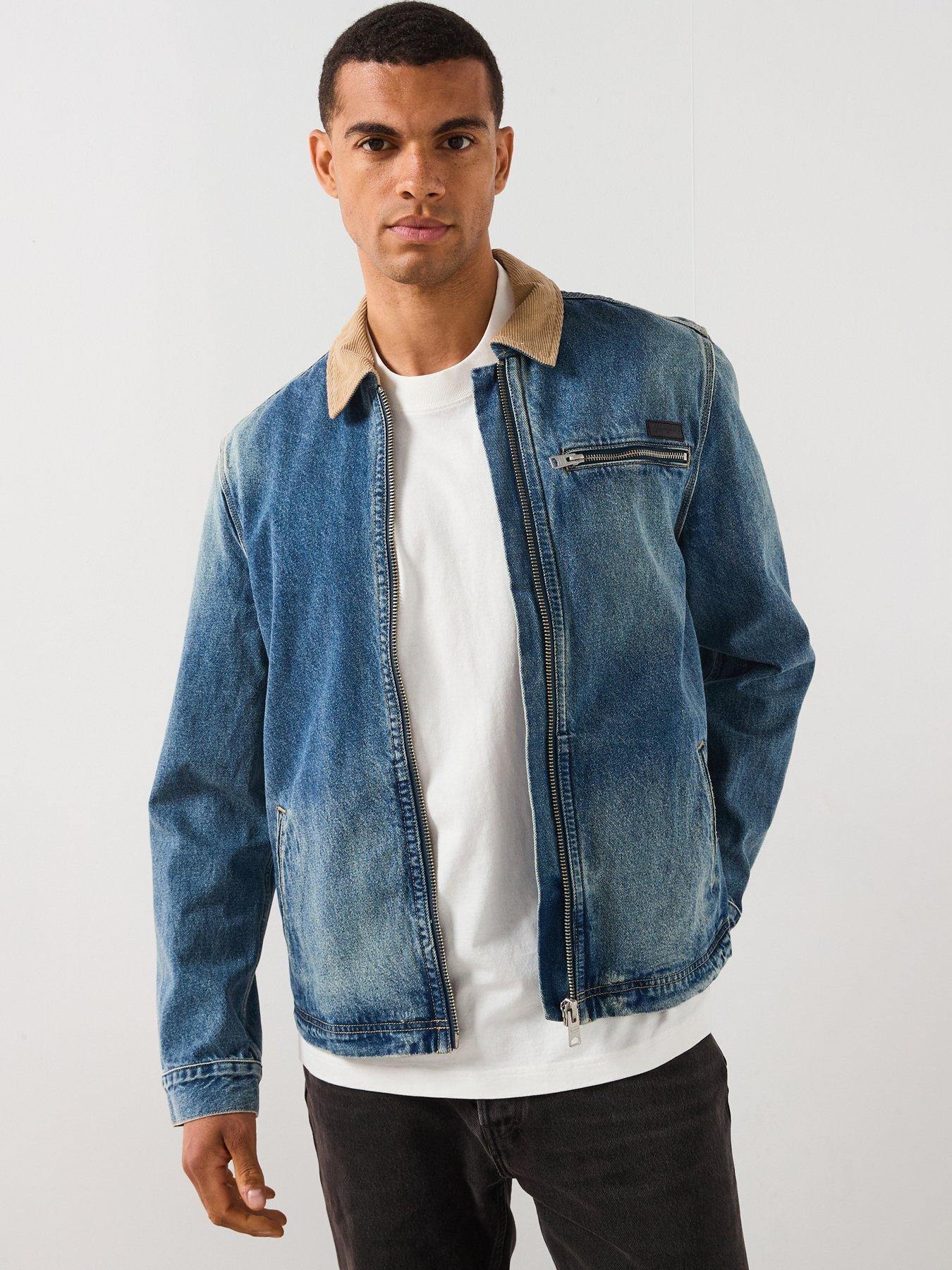 Image 1 of 6 of AllSaints All Saints Rothwell Denim Jacket - Blue