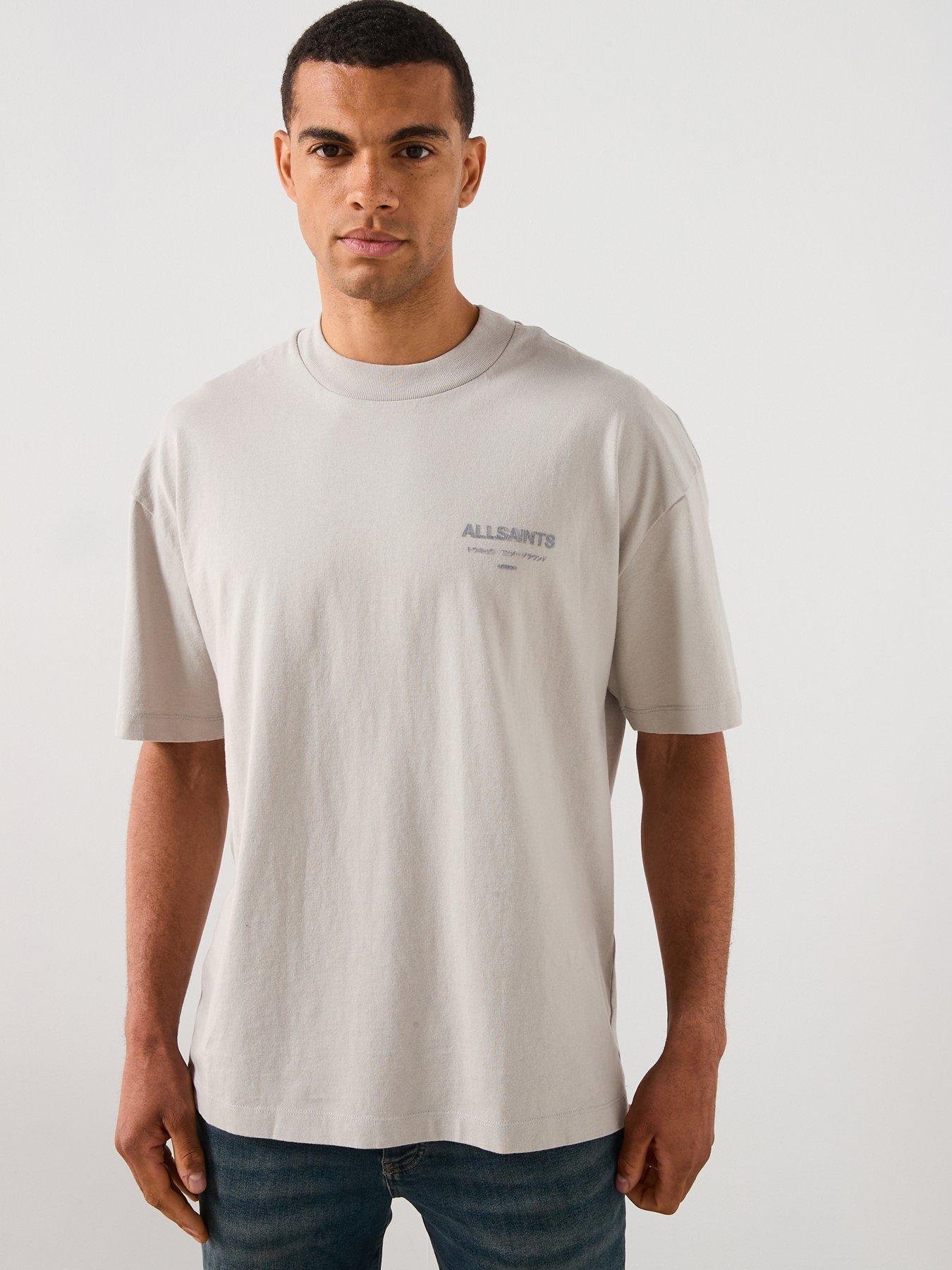 AllSaints All Saints Xander Short Sleeve T-Shirt - Grey