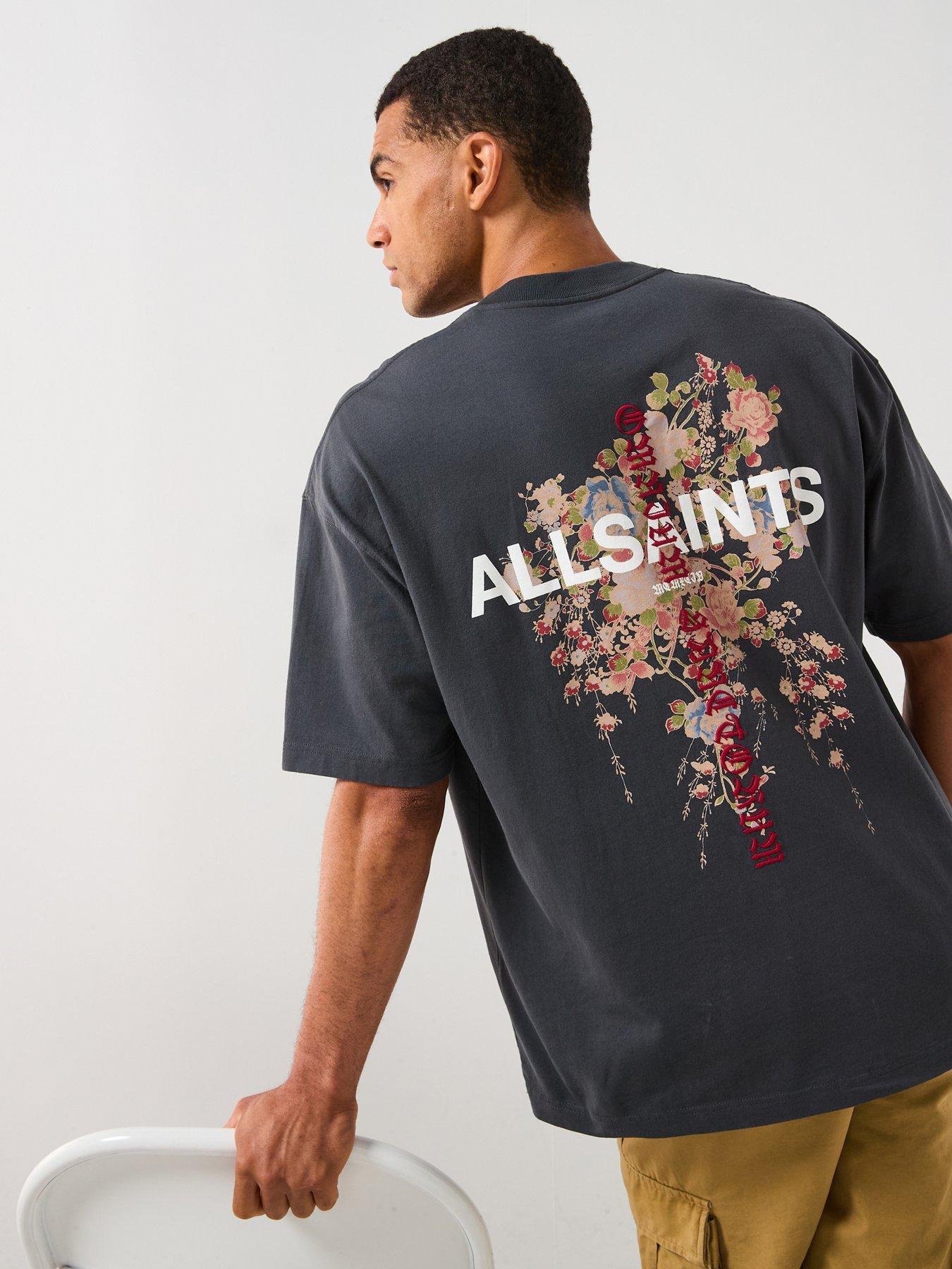 AllSaints All Saints Back Graphic Short Sleeve T-Shirt - Black