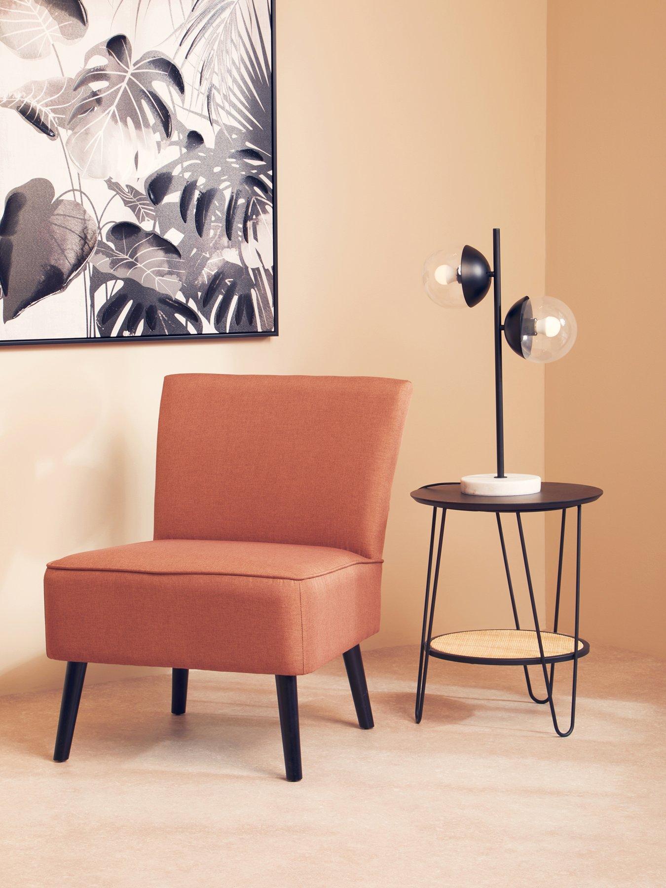 Interiors By Premier Depok Side Table With Hairpin Legs