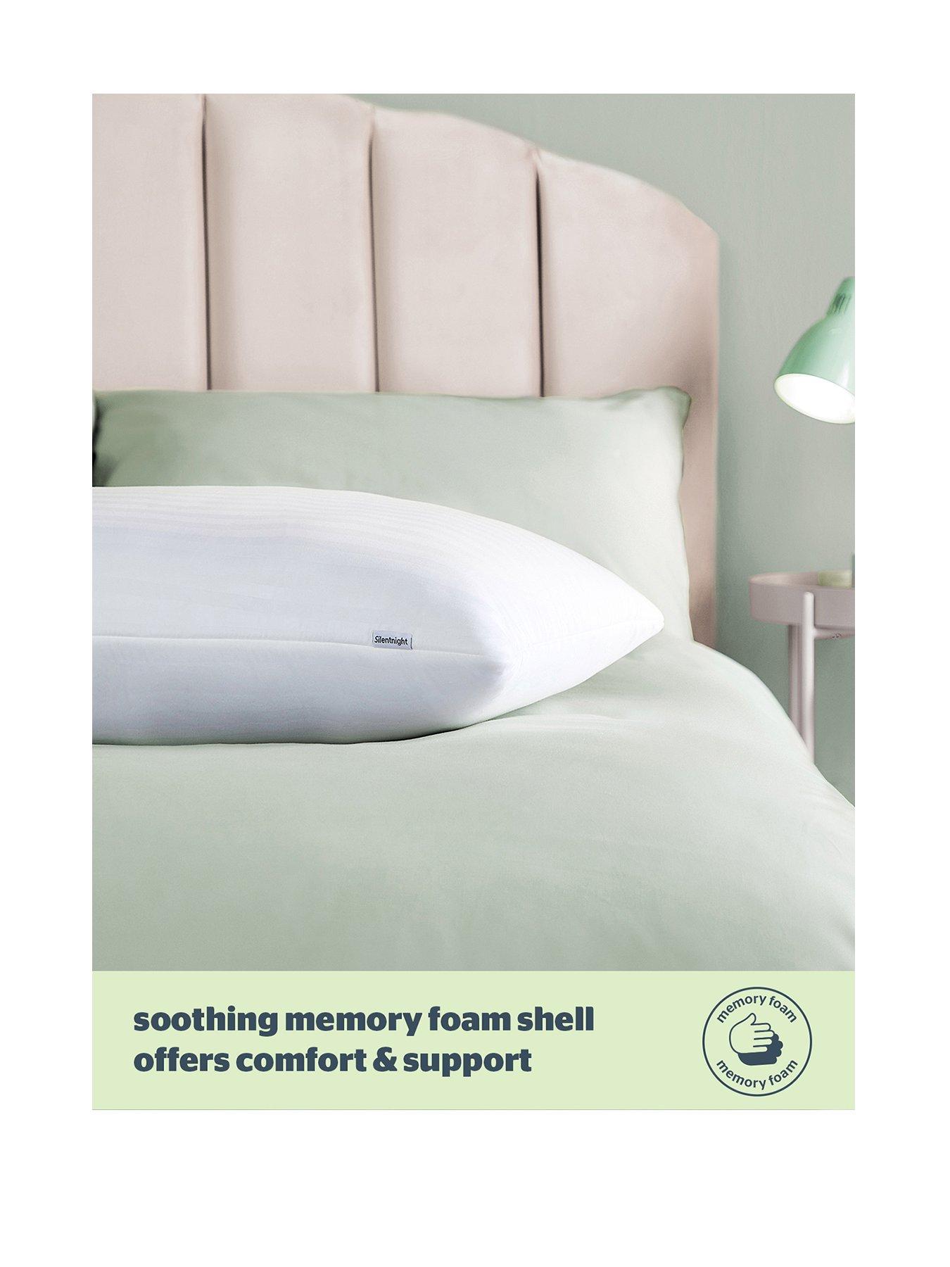 Image 2 of 7 of Silentnight Sink-in Anti Allergy Memory Foam Pillow - 2 Pack