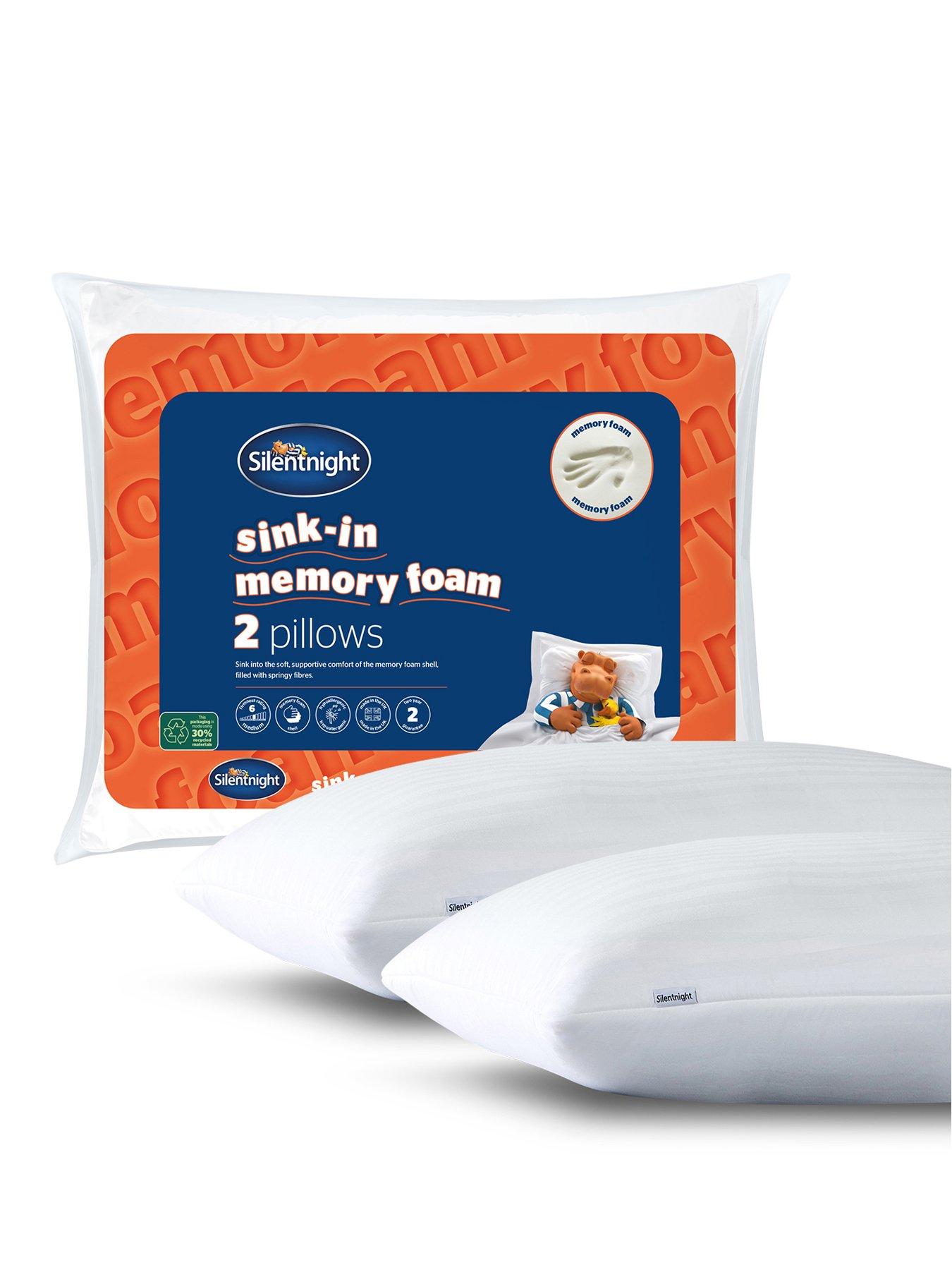 Silentnight Sink-in Memory Foam Pillow - 2 Pack