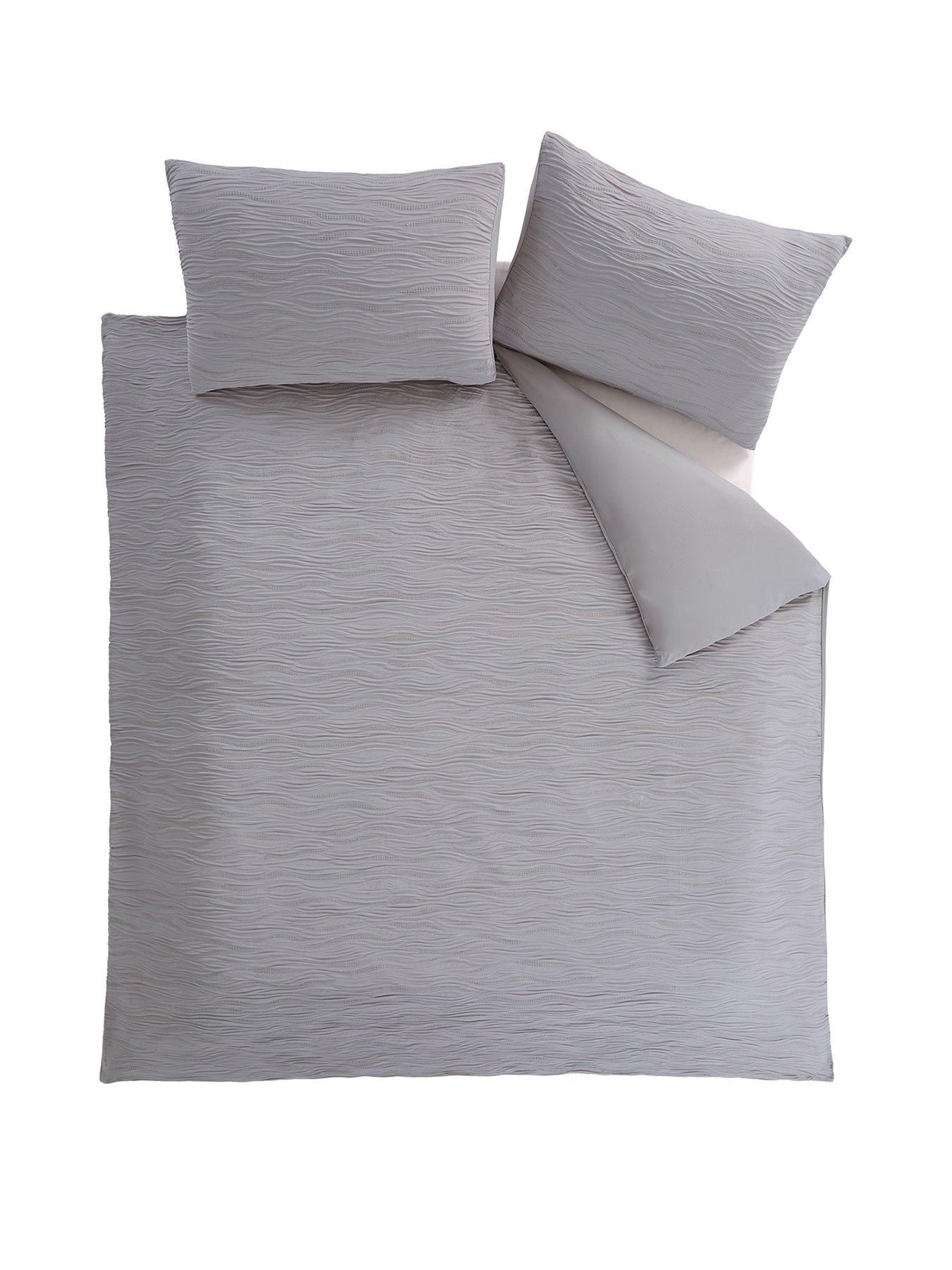 The Very Collection Textured Wave Jacquard Duvet Set | Very