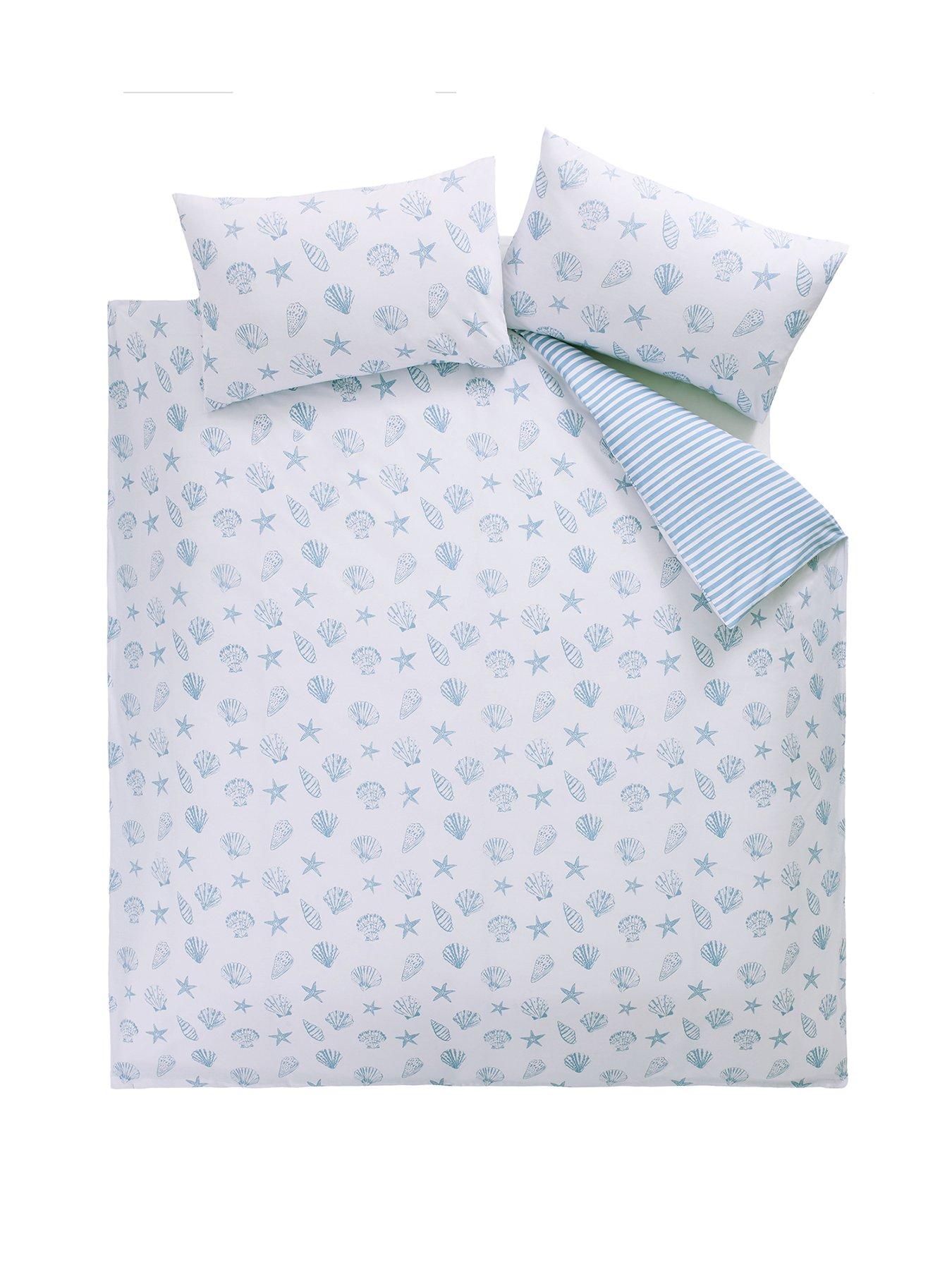 Image 2 of 5 of The Very Collection Shells Printed Duvet Set