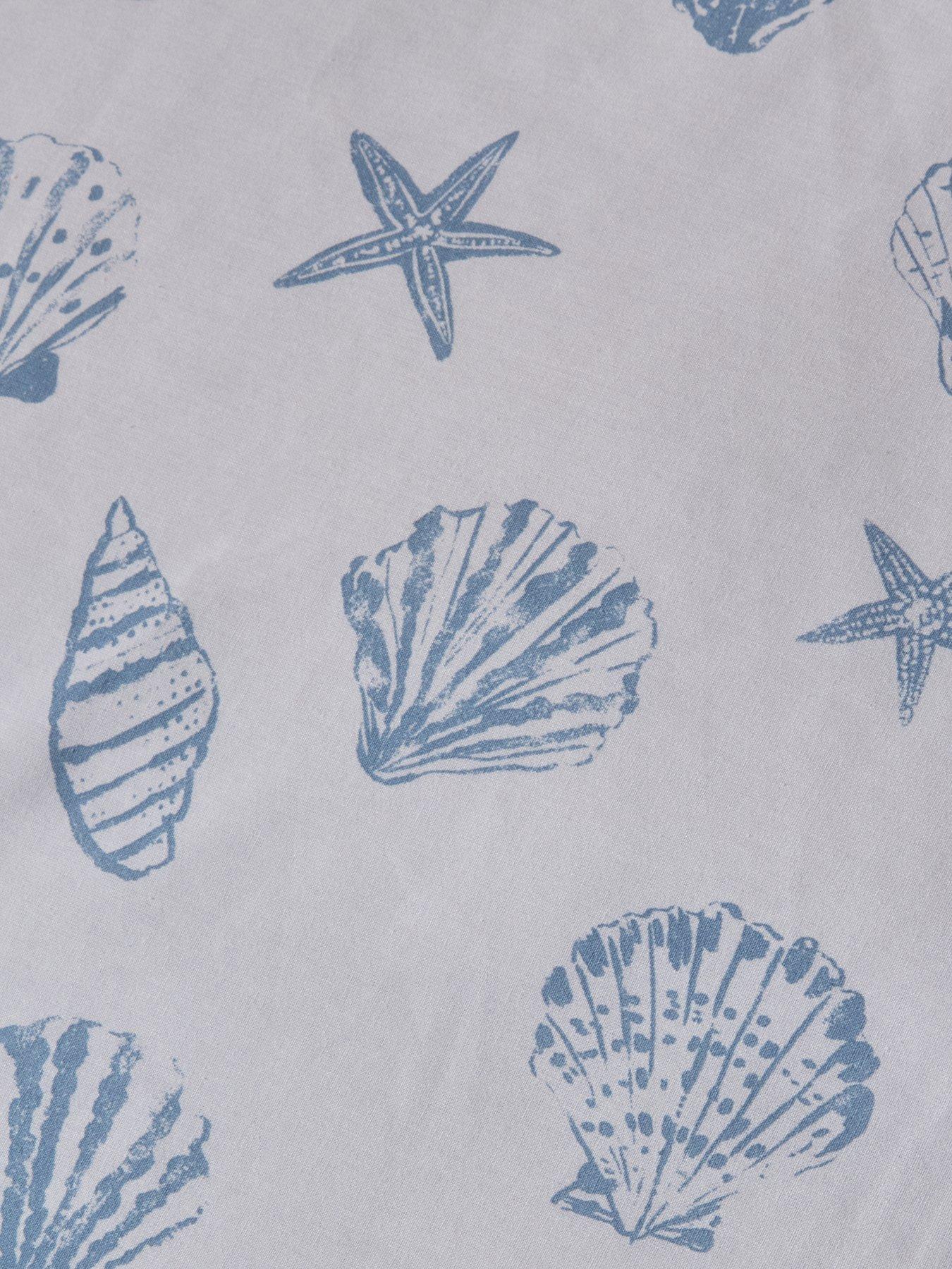Image 3 of 5 of The Very Collection Shells Printed Duvet Set