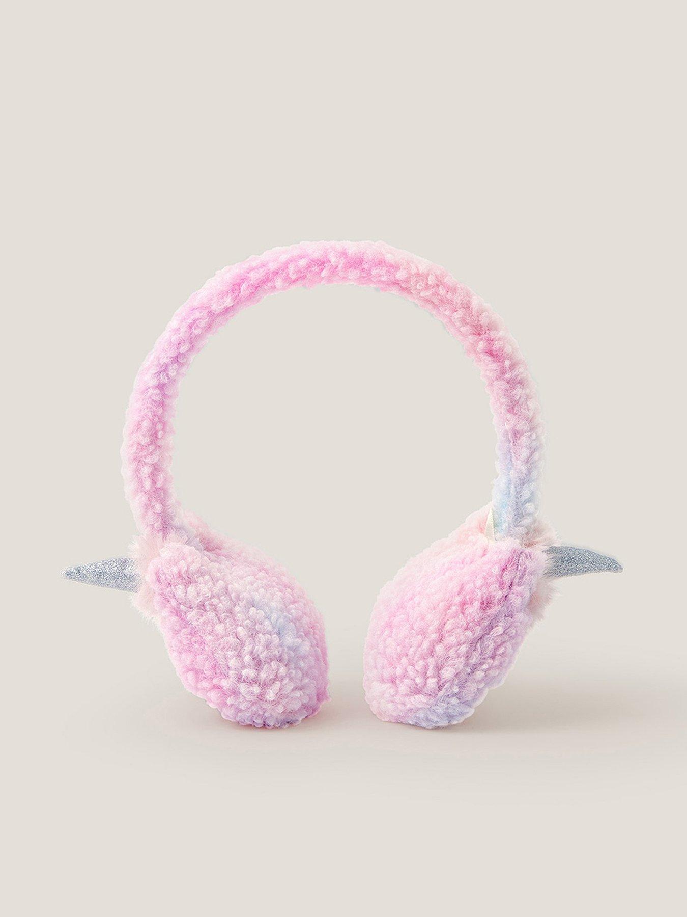 Monsoon Girls Rainbow Borg Unicorn Earmuffs - Multi