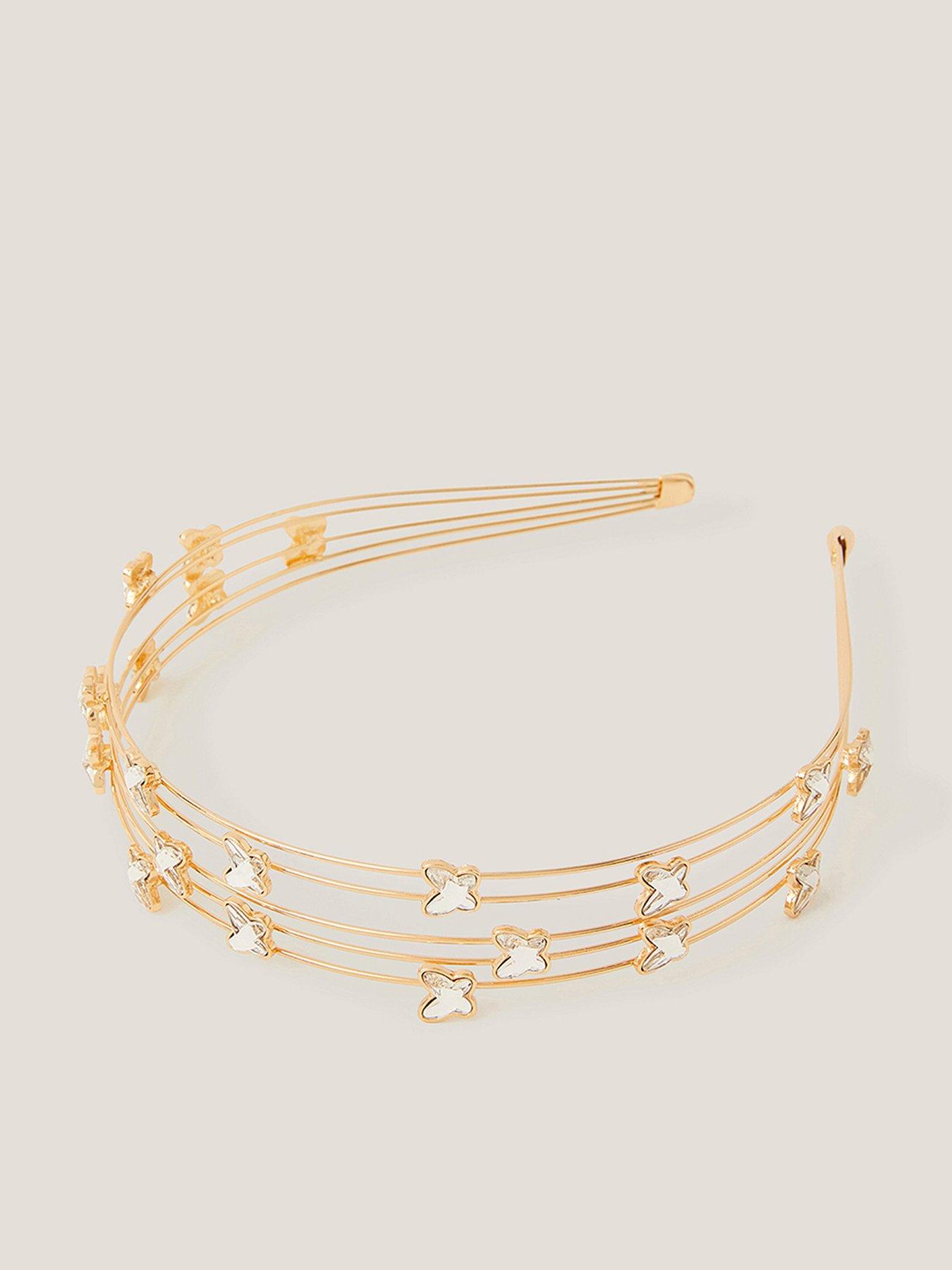 Monsoon Girls Grace Butterfly Aliceband - Gold