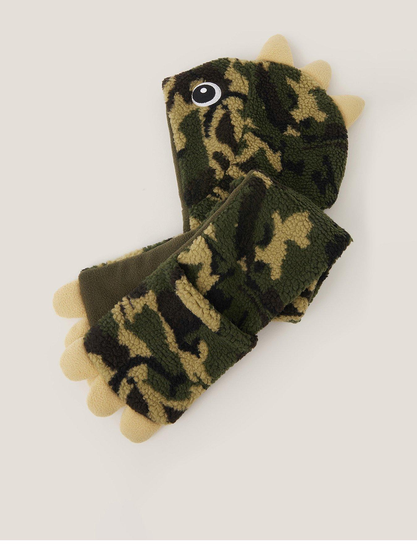 Monsoon Boys Camo Borg 3-in-1 Hat Scarf - Multi
