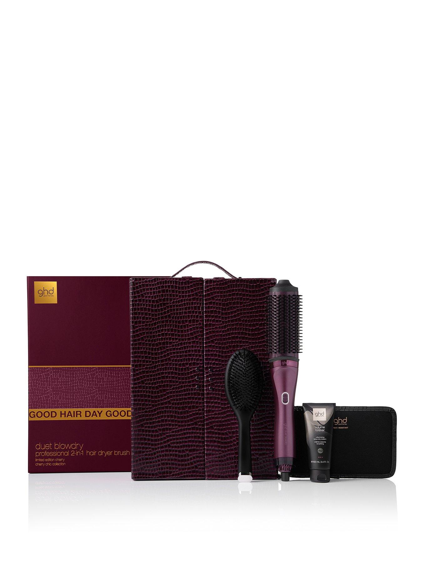 ghd Duet Blowdry Limited Edition Gift Set - 2-in-1 Hair Dryer Brush in Cherry Chic (worth £549)