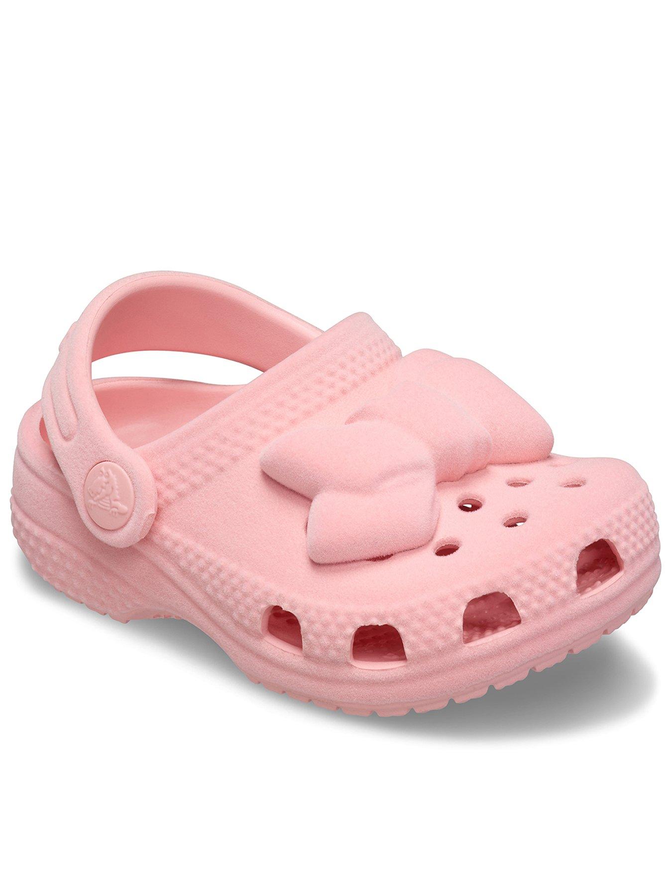 Crocs Littles Velvet Bow - Pink