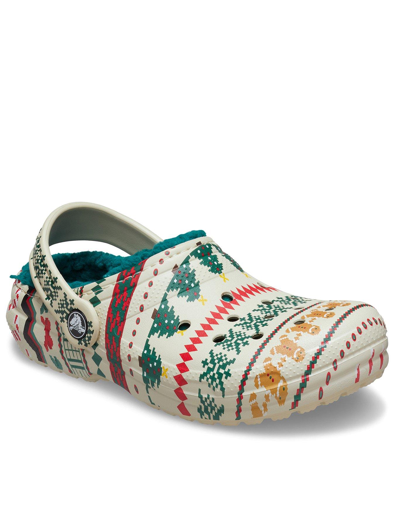 Crocs Classic Lined Fair Isle Clog K - Beige