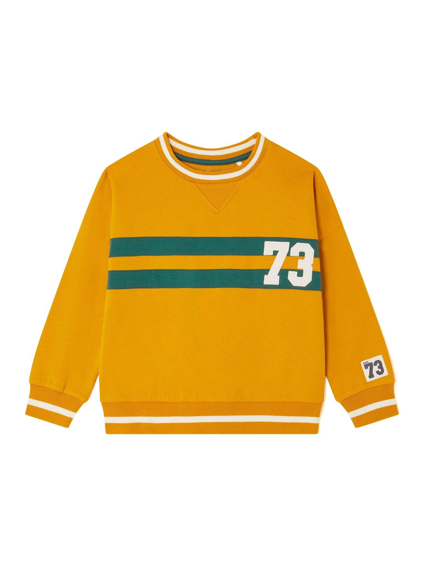 undefined Boys Varsity Sweatshirt - Yellow